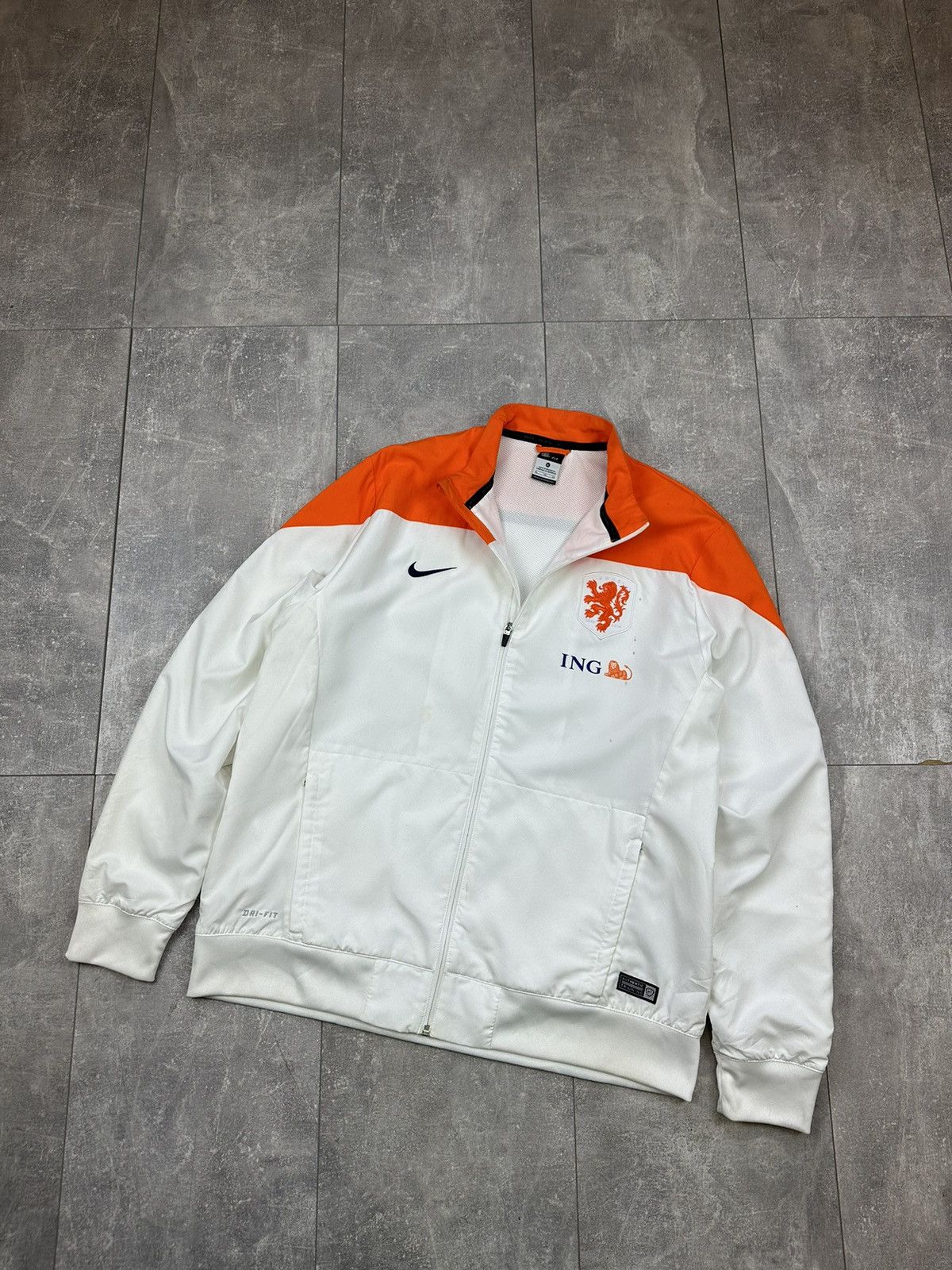 Nike Nike Netherlands KNVB Soccer Light Jacket Size US XL / EU 56 / 4 - 2 Thumbnail