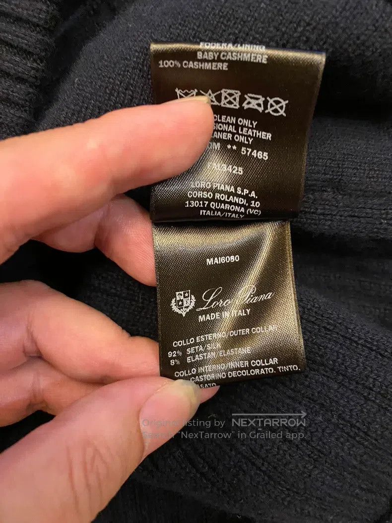 Loro Piana Loro Piana Small cashmere sweater Leather jacket Size US M / EU 48-50 / 2 - 9 Thumbnail