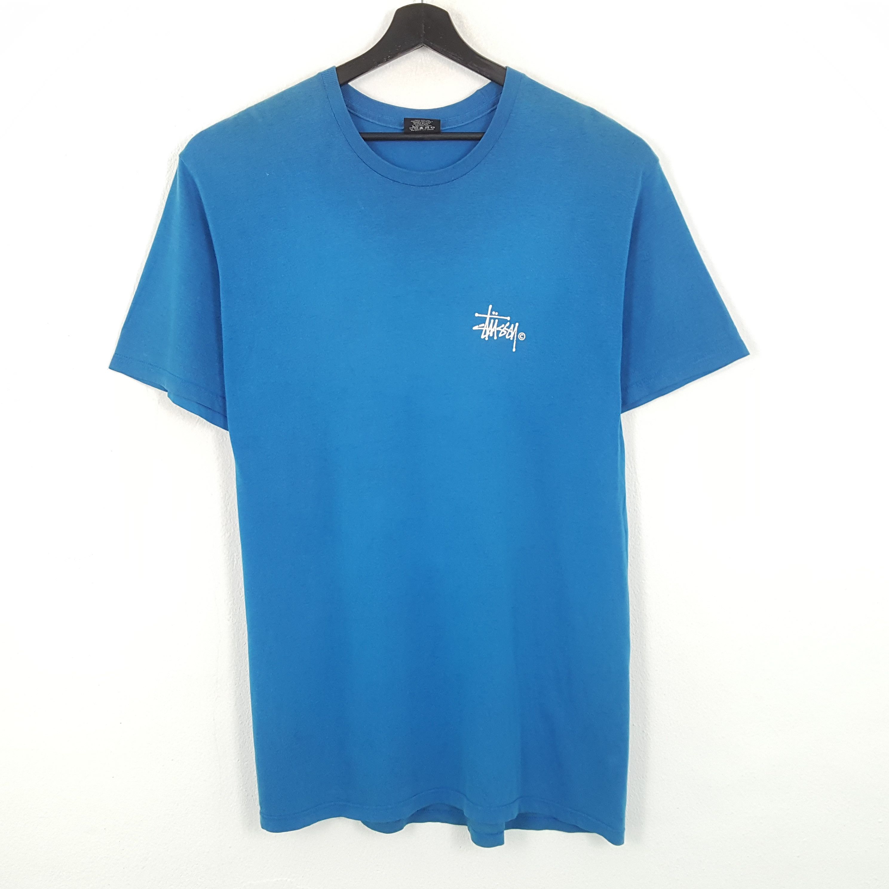 Stussy × Vintage STUSSY Tshirt Streetwear Skateboard Style Size US L / EU 52-54 / 3 - 3 Thumbnail