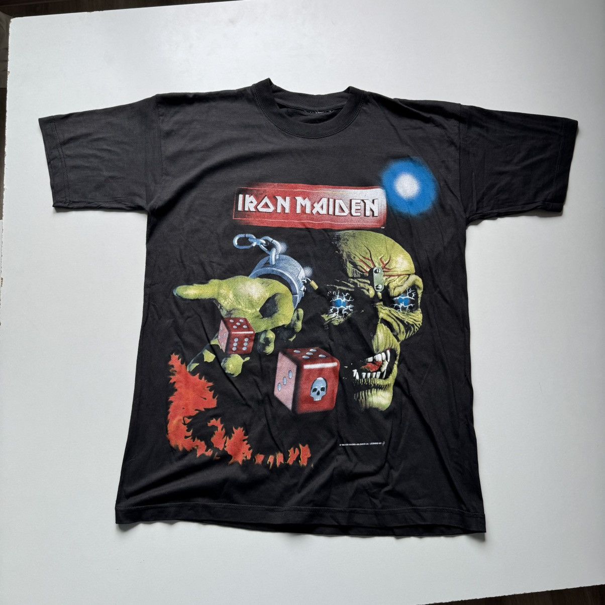 Band Tees 1998 Iron Maiden The Angel and the Gambler Vintage Metal Tee Size US L / EU 52-54 / 3 - 5 Thumbnail