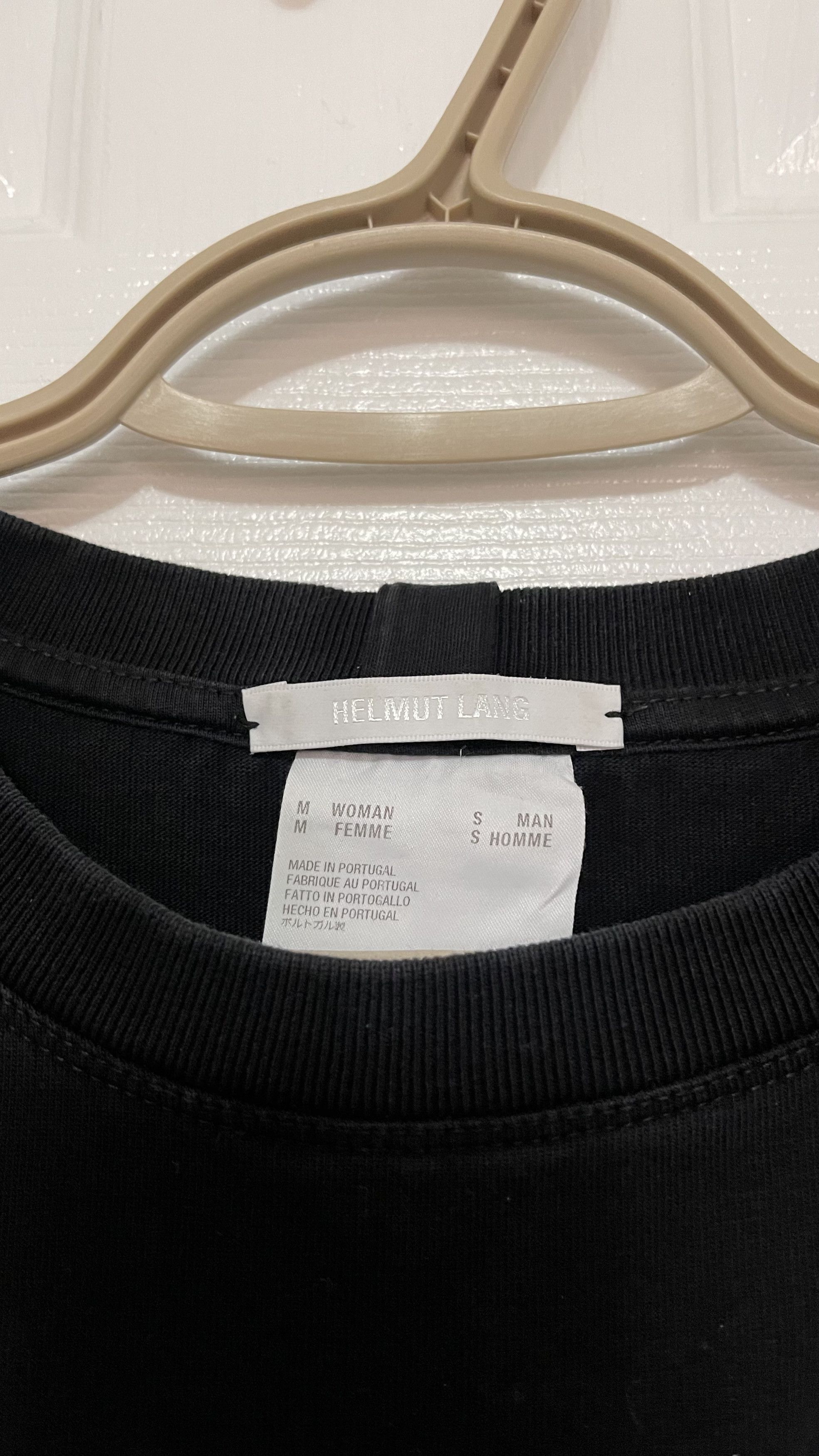 Helmut Lang PLASTIC COTTON T-SHIRT Size US S / EU 44-46 / 1 - 2 Thumbnail