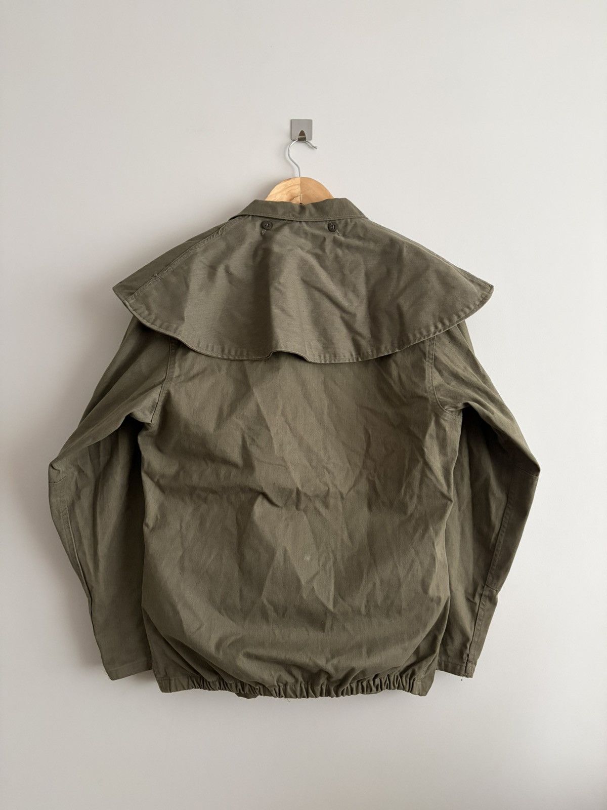 Vintage Olive Military Utility Jacket with Detachable Cape Size US M / EU 48-50 / 2 - 8 Thumbnail