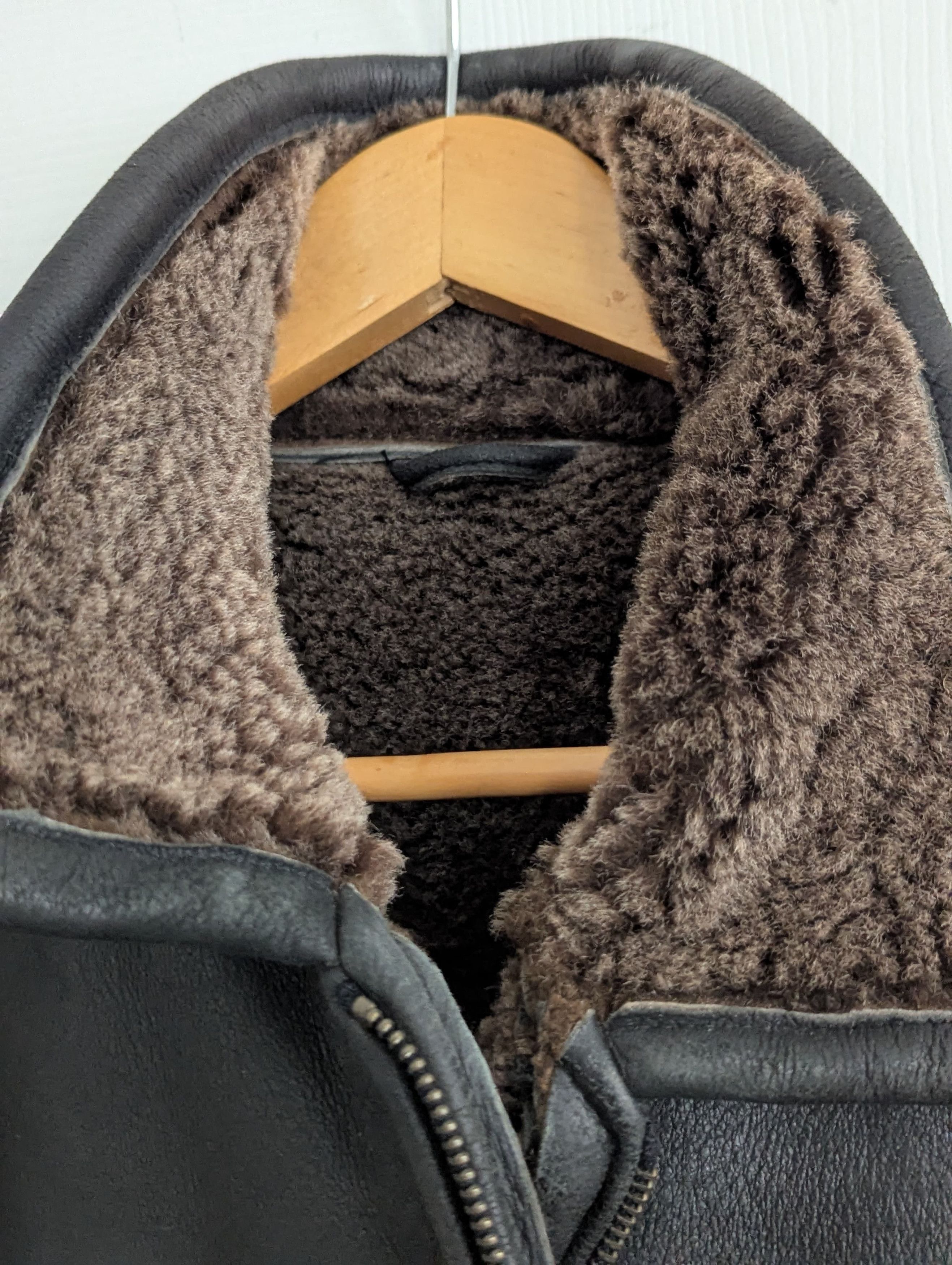 Perry Ellis Vintage Leather and Fur Jacket by Perry Ellis Size US L / EU 52-54 / 3 - 6 Thumbnail