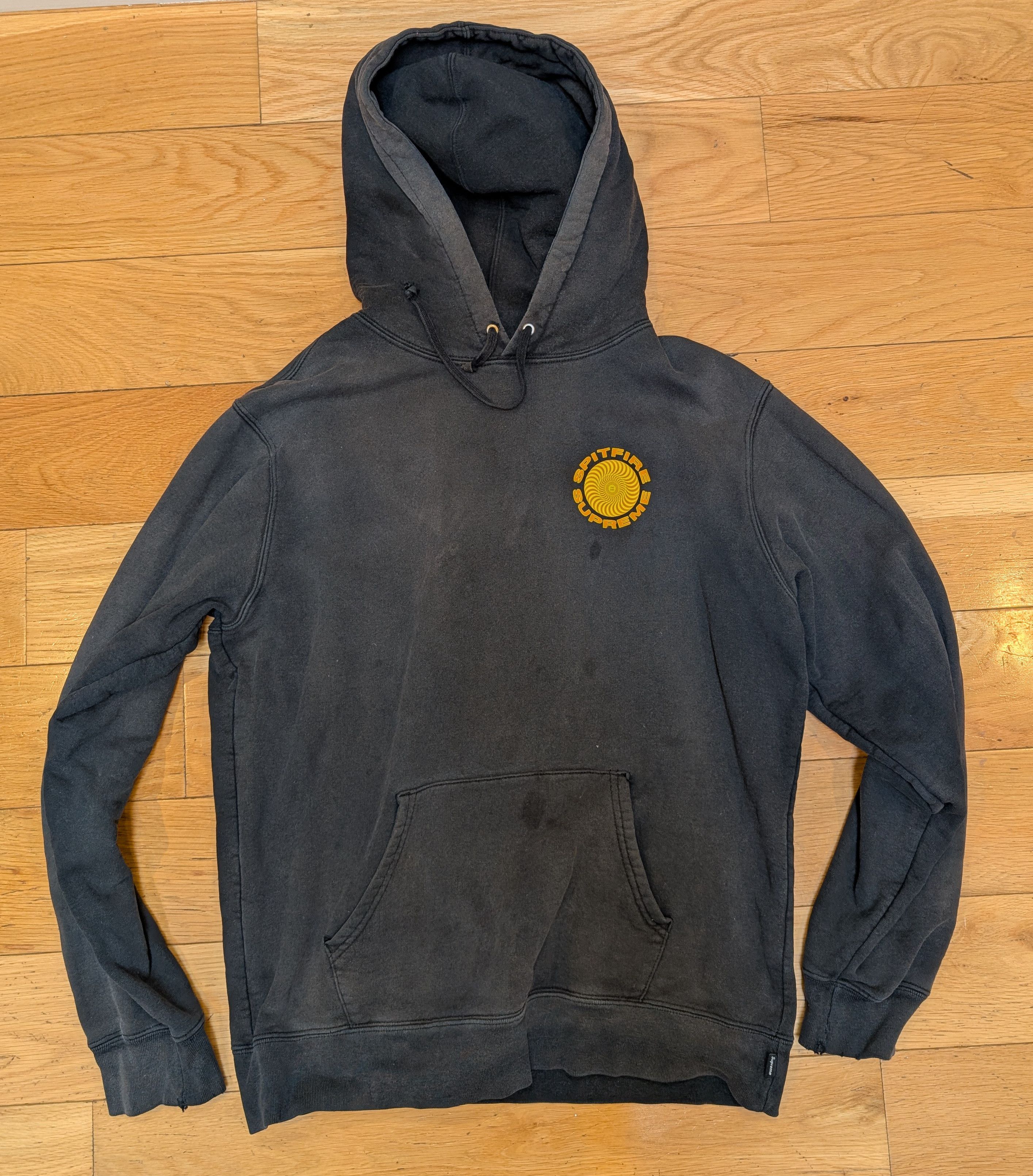Spitfire × Supreme Supreme Spitfire hoodie black | Grailed