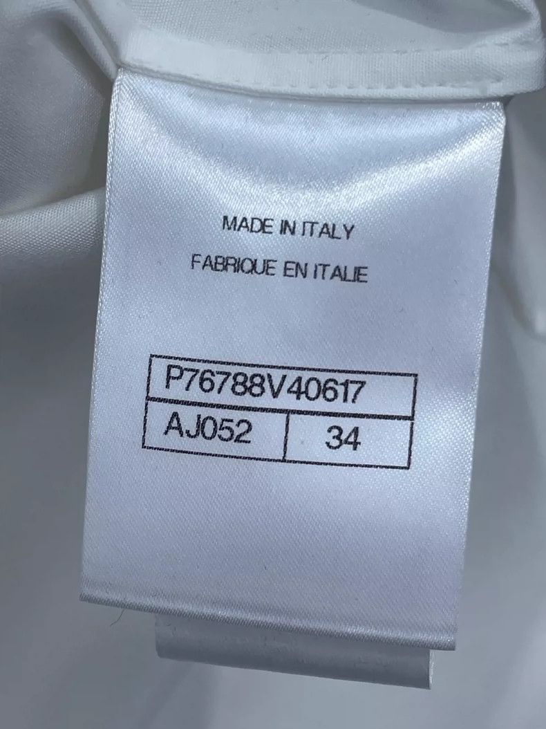 Chanel Chanel 24S new white long-sleeved shirt 2504-Nextarrow Size XXS / US 00 / IT 34 - 6 Thumbnail
