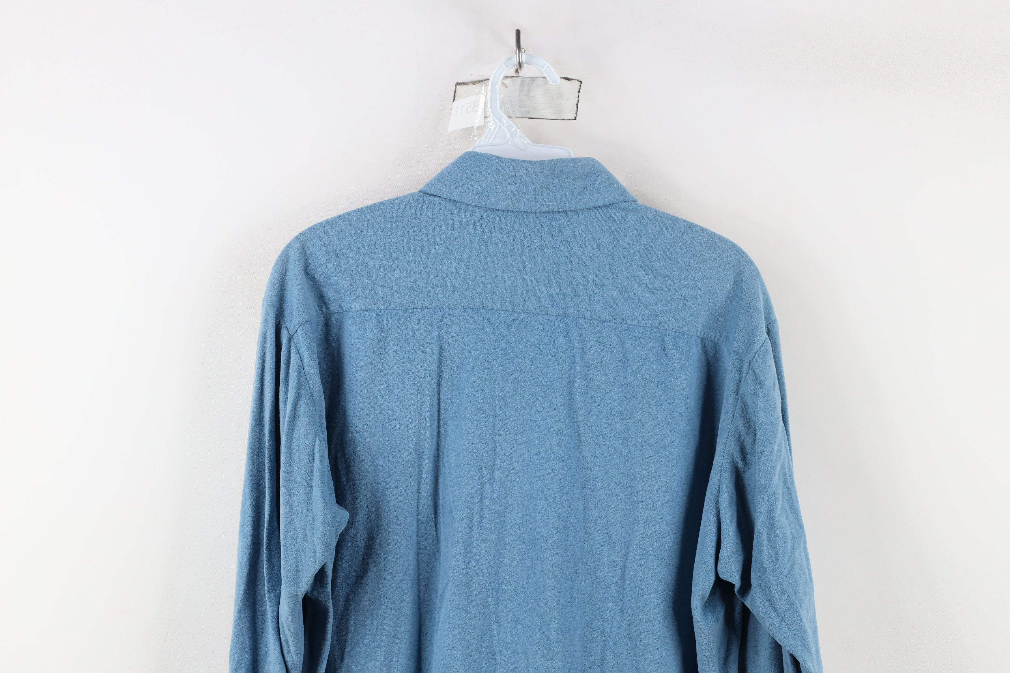 Vintage Vintage 70s Streetwear Double Pocket Collared Button Shirt Size US L / EU 52-54 / 3 - 10 Thumbnail
