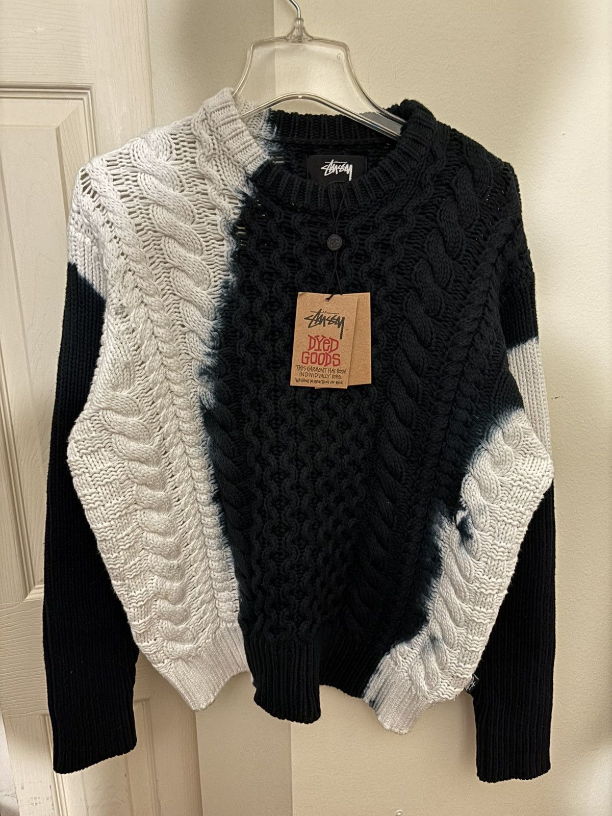 Stussy Stussy Tie Dye Fisherman Sweater Size US M / EU 48-50 / 2 - 1 Thumbnail