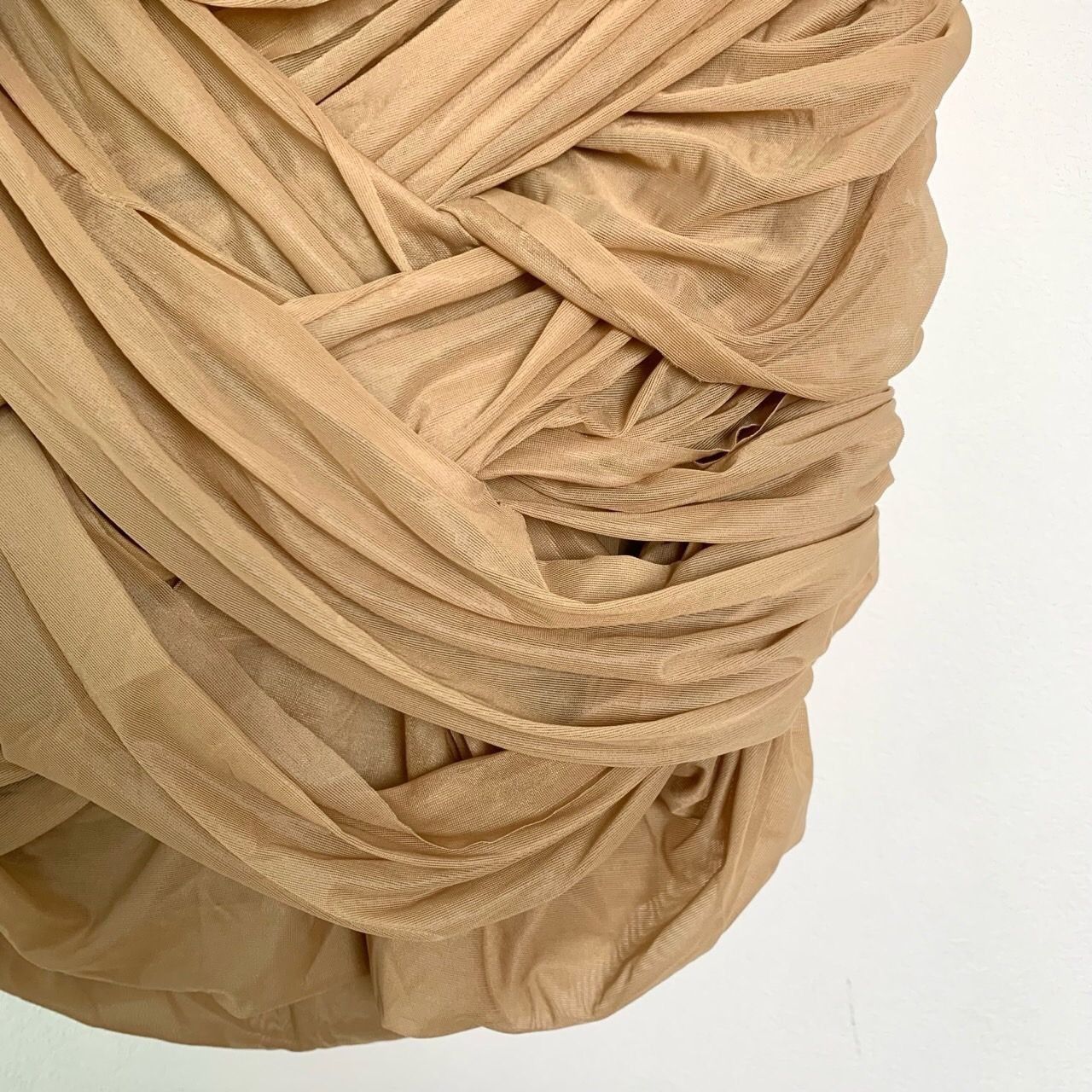 Alexander Wang Alexander Wang Womens Ruched Coffee Wrap Skirt L Polyamide/E Size 38" / US 16 / IT 52 - 5 Thumbnail