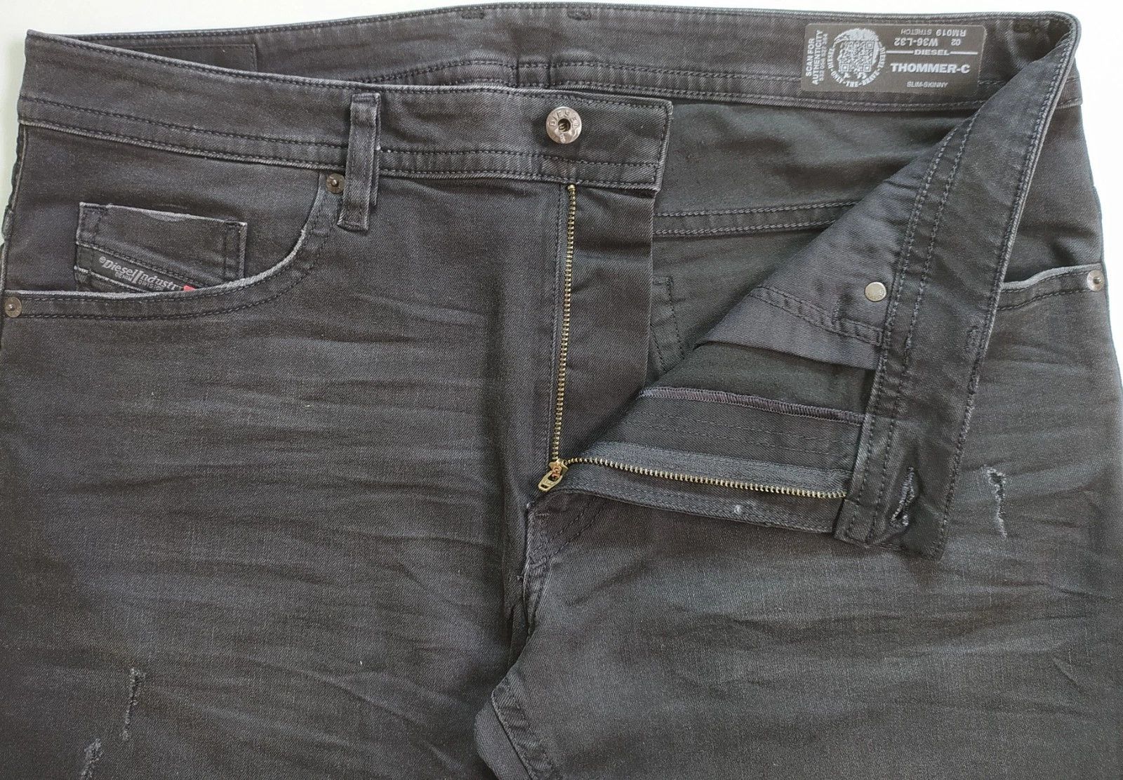 Diesel Diesel THOMMER-C L.32 MENS JEANS T/9609 Size US 36 / EU 52 - 5 Thumbnail