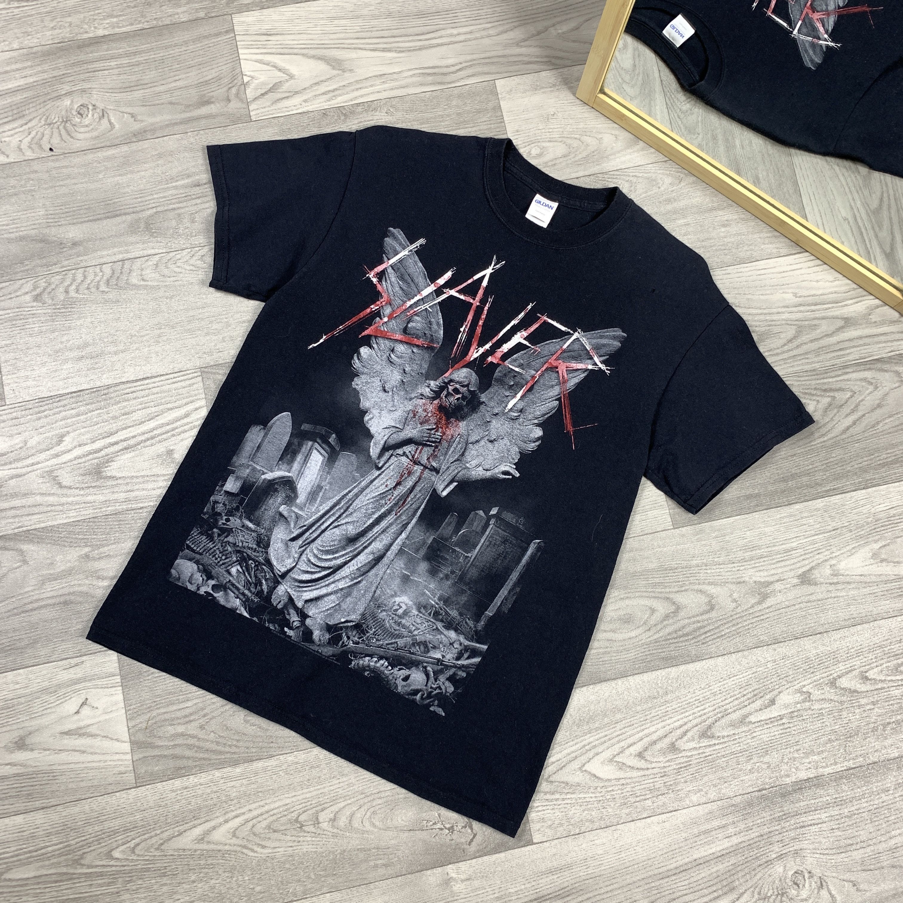 Slayer Vintage Slayer Graphic Rock Band Black Tee Shirt M Size US M / EU 48-50 / 2 - 3 Thumbnail
