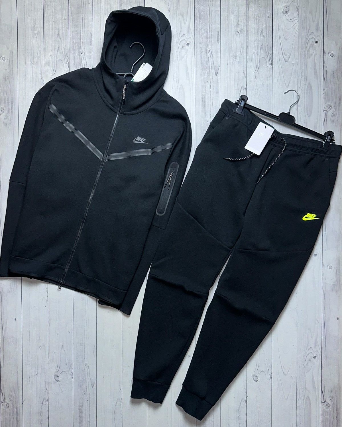 Nike tech fleece tracksuit drill black size XL