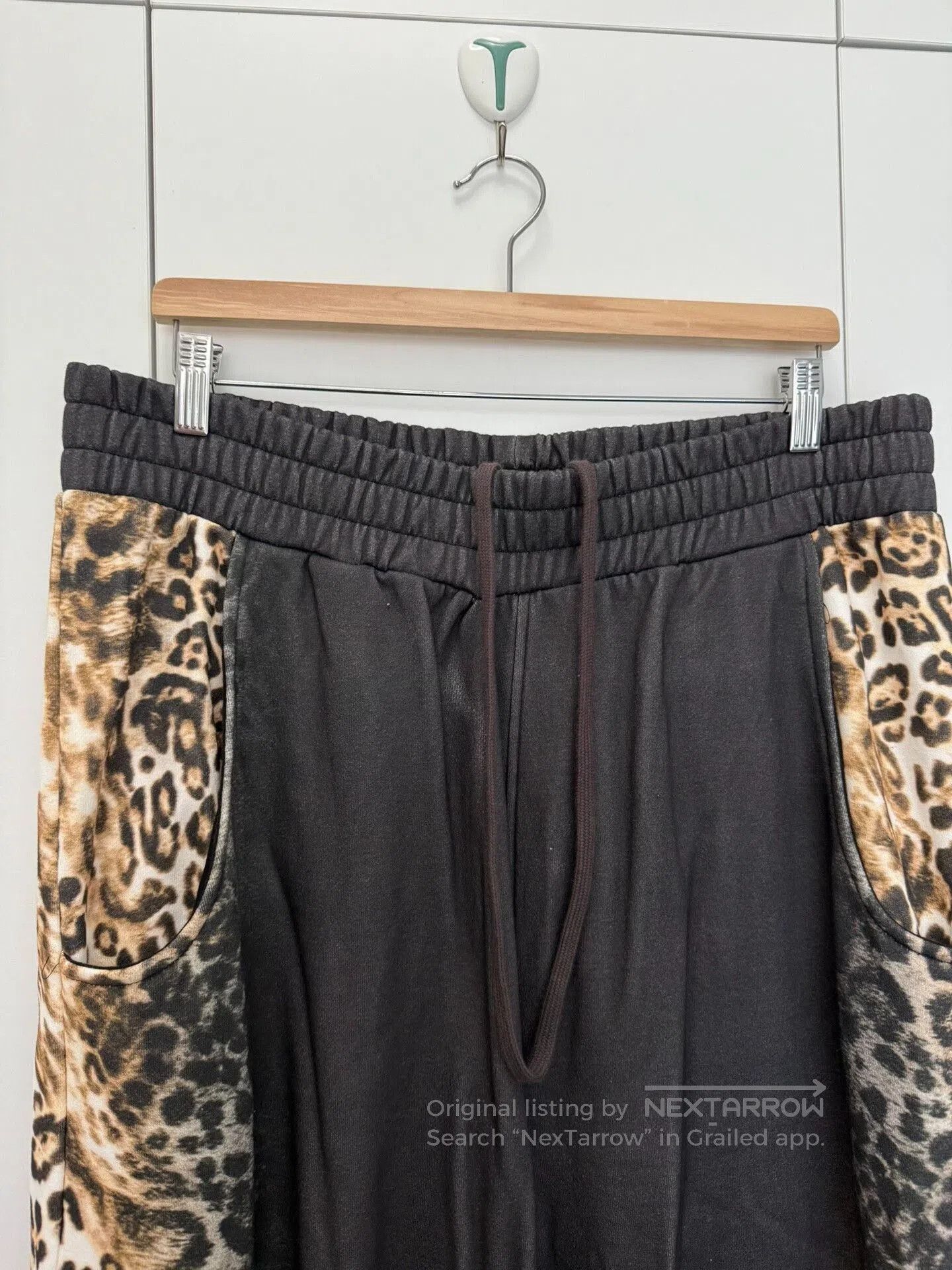 Mowalola mowalola ksubi leopard print joggers. Size 37" - 3 Thumbnail