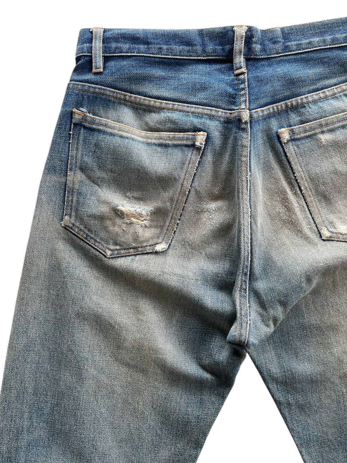 A.P.C. THRASHED❗️A.P.C DISTRESSED SELVEDGE DENIM Size US 28 / EU 44 - 10 Thumbnail
