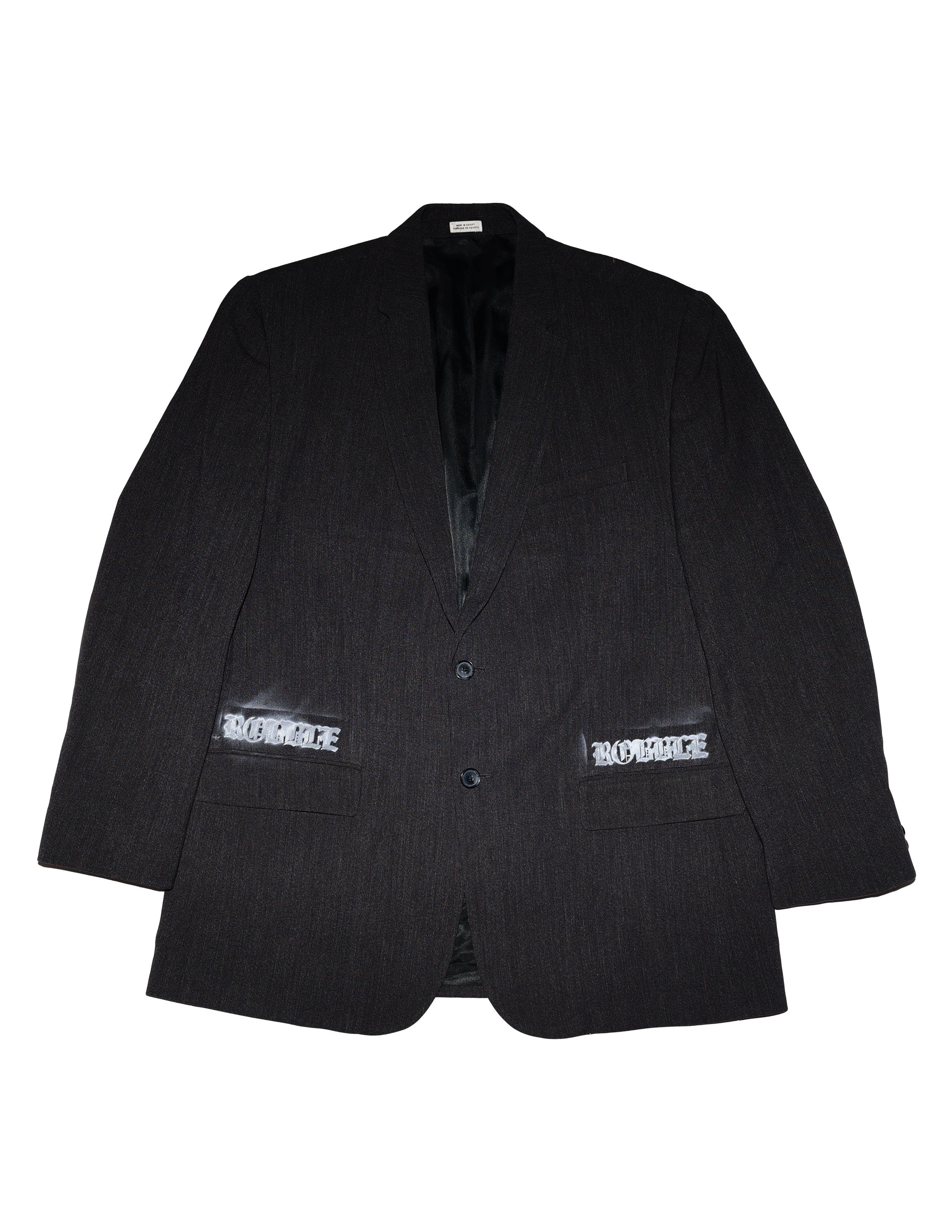 Calvin Klein Hamburglar 1/1 Calvin Klein Burger Blazer Size 48R - 2 Thumbnail