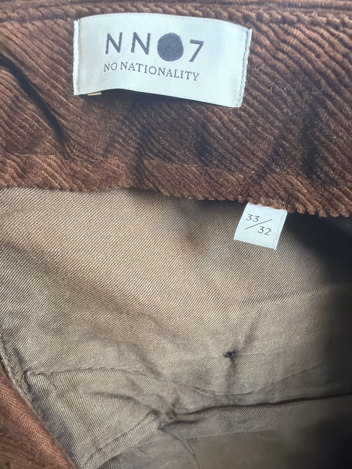 NN07 NN07 Bill Pleated Corduroy Trousers - Dark Brown - 33/32 Size US 33 - 5 Thumbnail