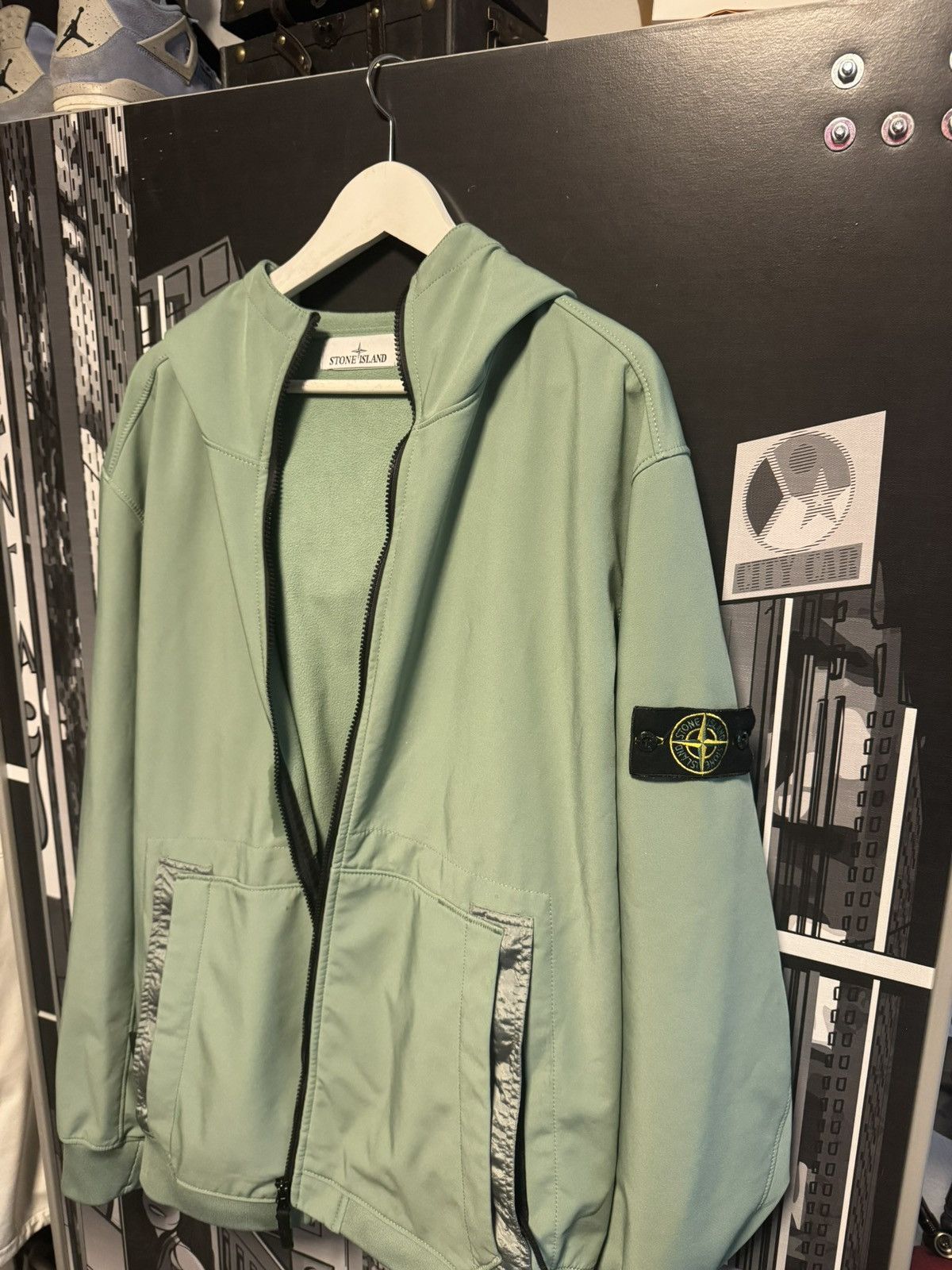 Stone Island Stone Island soft Shell Jacke mit Rechnung Size US XXL / EU 58 / 5 - 1 Thumbnail