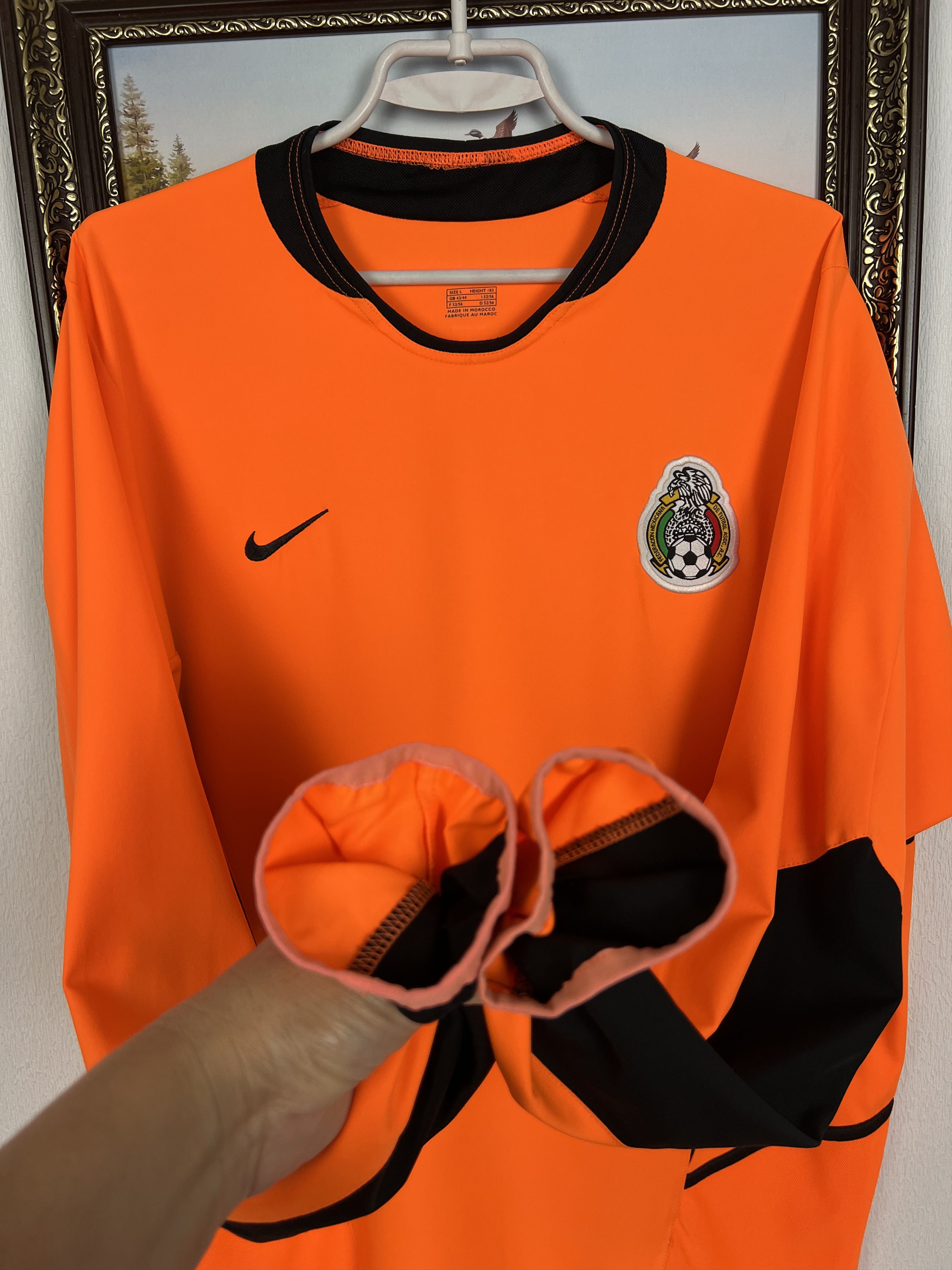Nike Mexico Goalkeeper football shirt Soccer Nike National Tee Size US L / EU 52-54 / 3 - 8 Thumbnail
