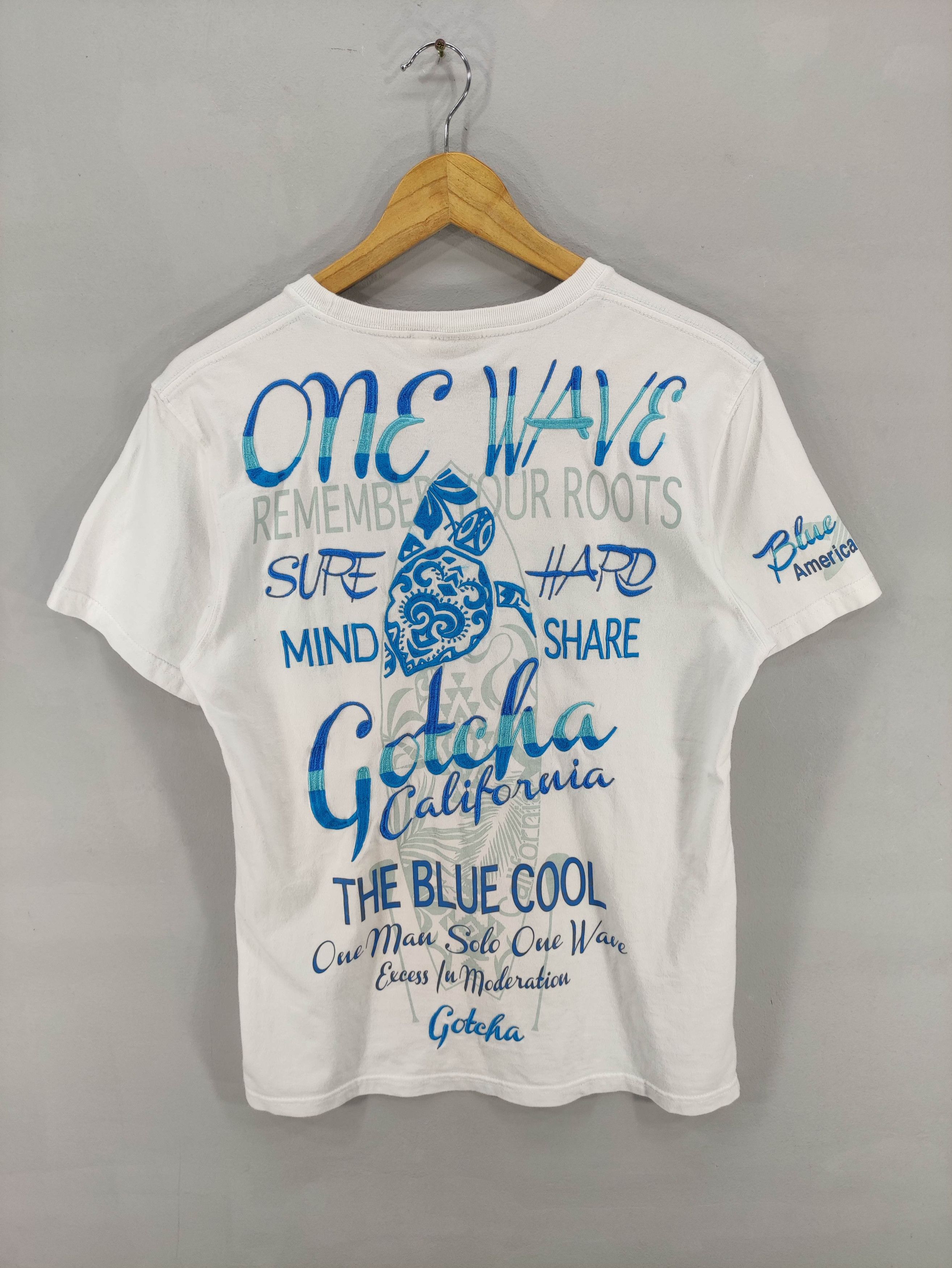 Gotcha Vintage Gotcha Emboridered Logo Tee Tshirt Size US S / EU 44-46 / 1 - 8 Thumbnail