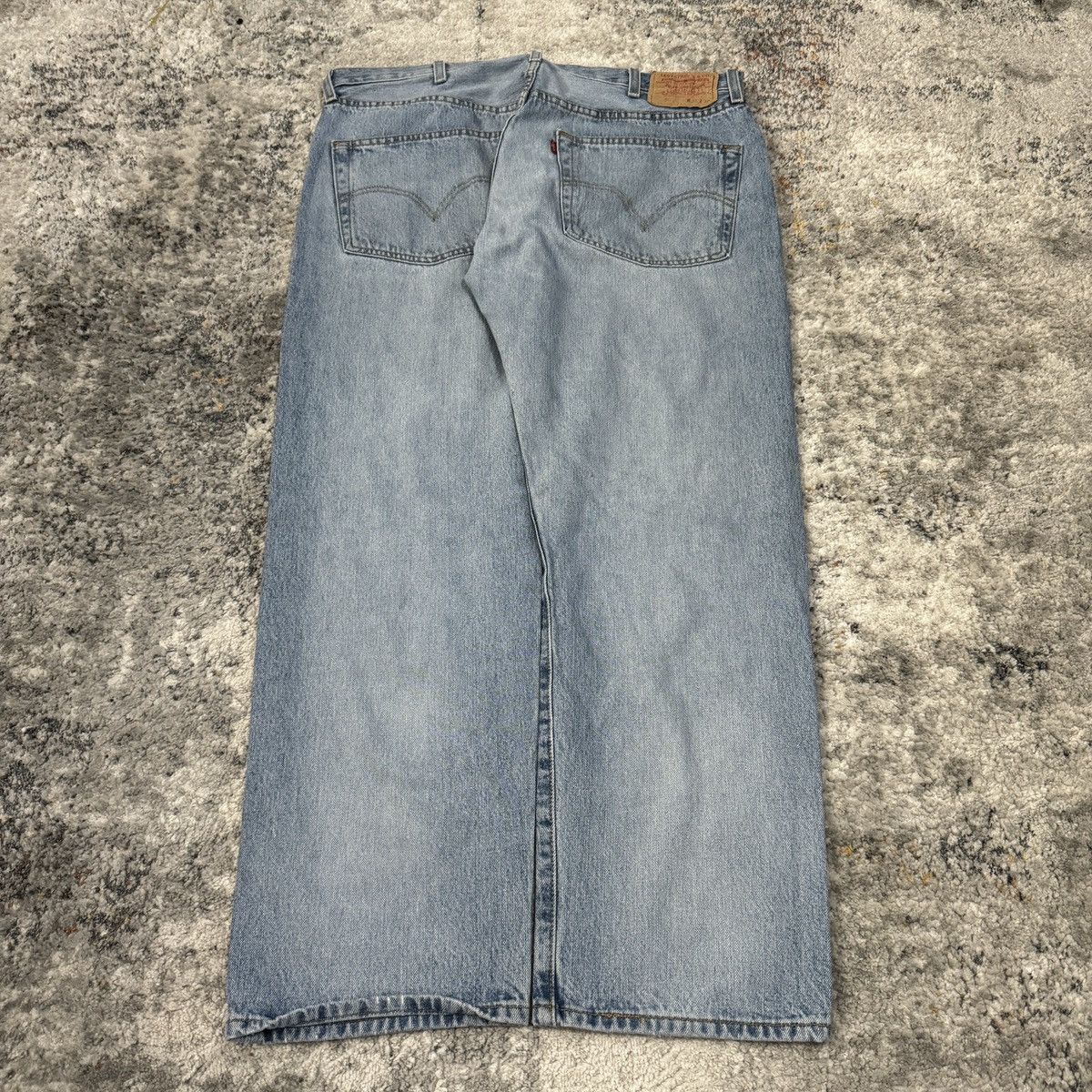 Levi's × StraightFaded × Vintage Vintage 90s Levi’s 501 light wash baggy jeans Size US 38 / EU 54 - 1 Thumbnail