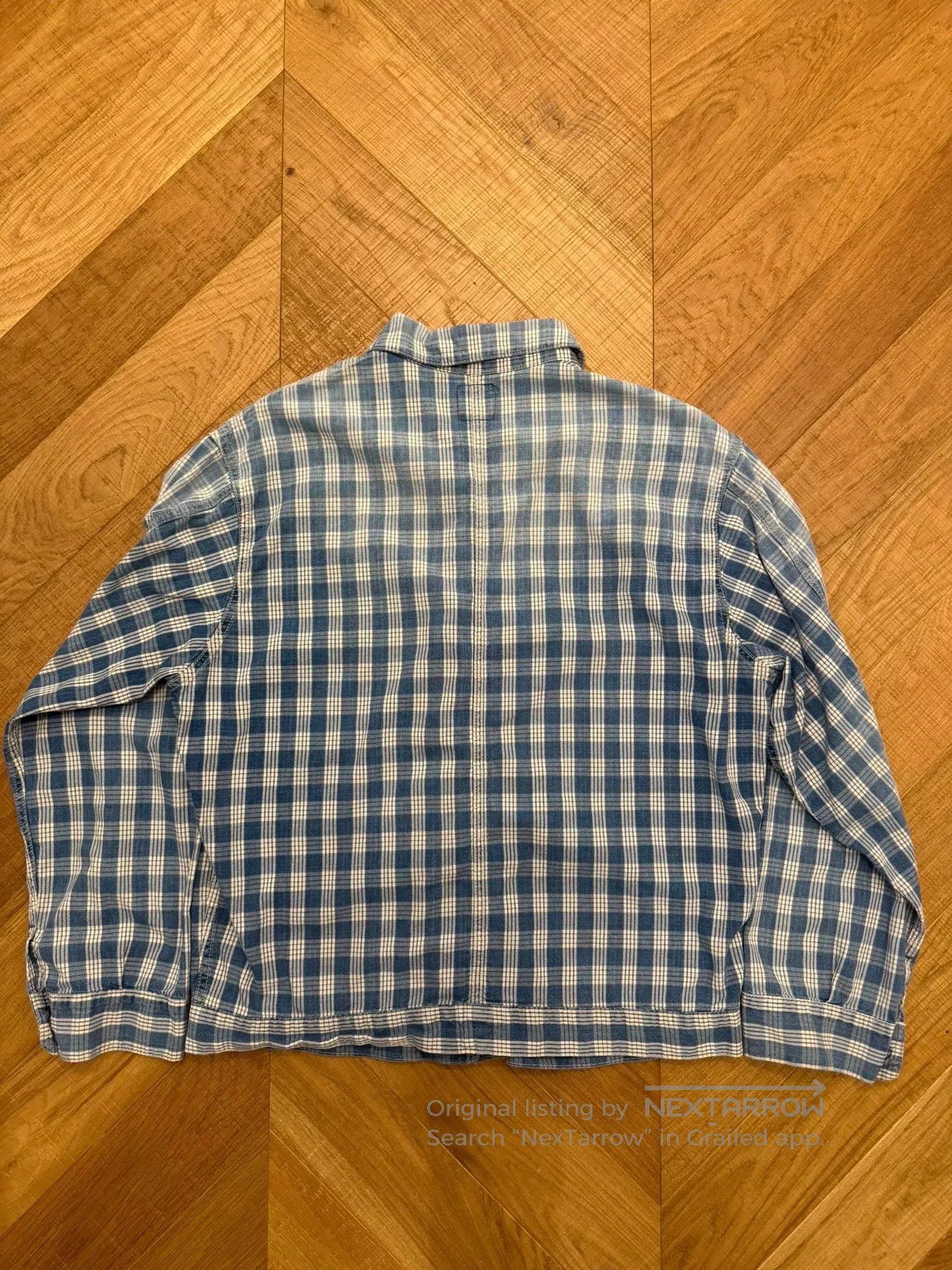 Porter Classic Porter Classic Hawaiian Denim Shirt. Size US XL / EU 56 / 4 - 5 Thumbnail