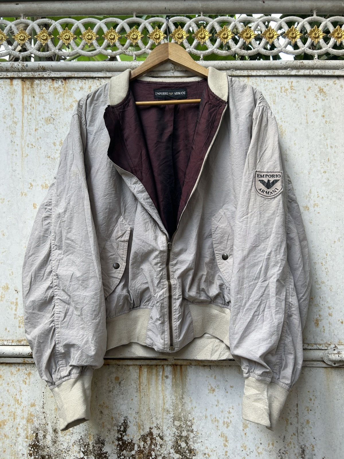 Vintage Vintage 90 Emporio Armani Bomber Jacket Size US L / EU 52-54 / 3 - 2 Thumbnail