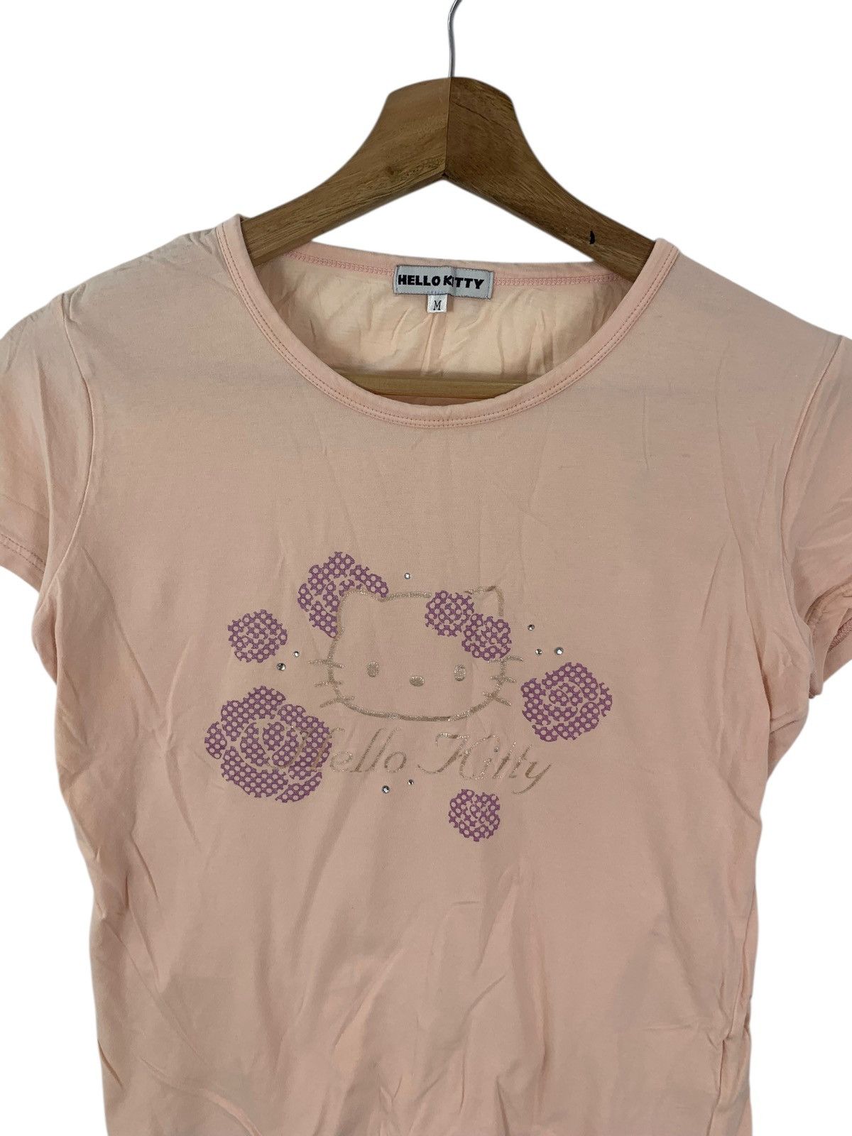 Vintage Vintage HELLO KITTY JAPAN Sanrio Cartoon Floral Tee Shirt Size M / US 6-8 / IT 42-44 - 6 Thumbnail