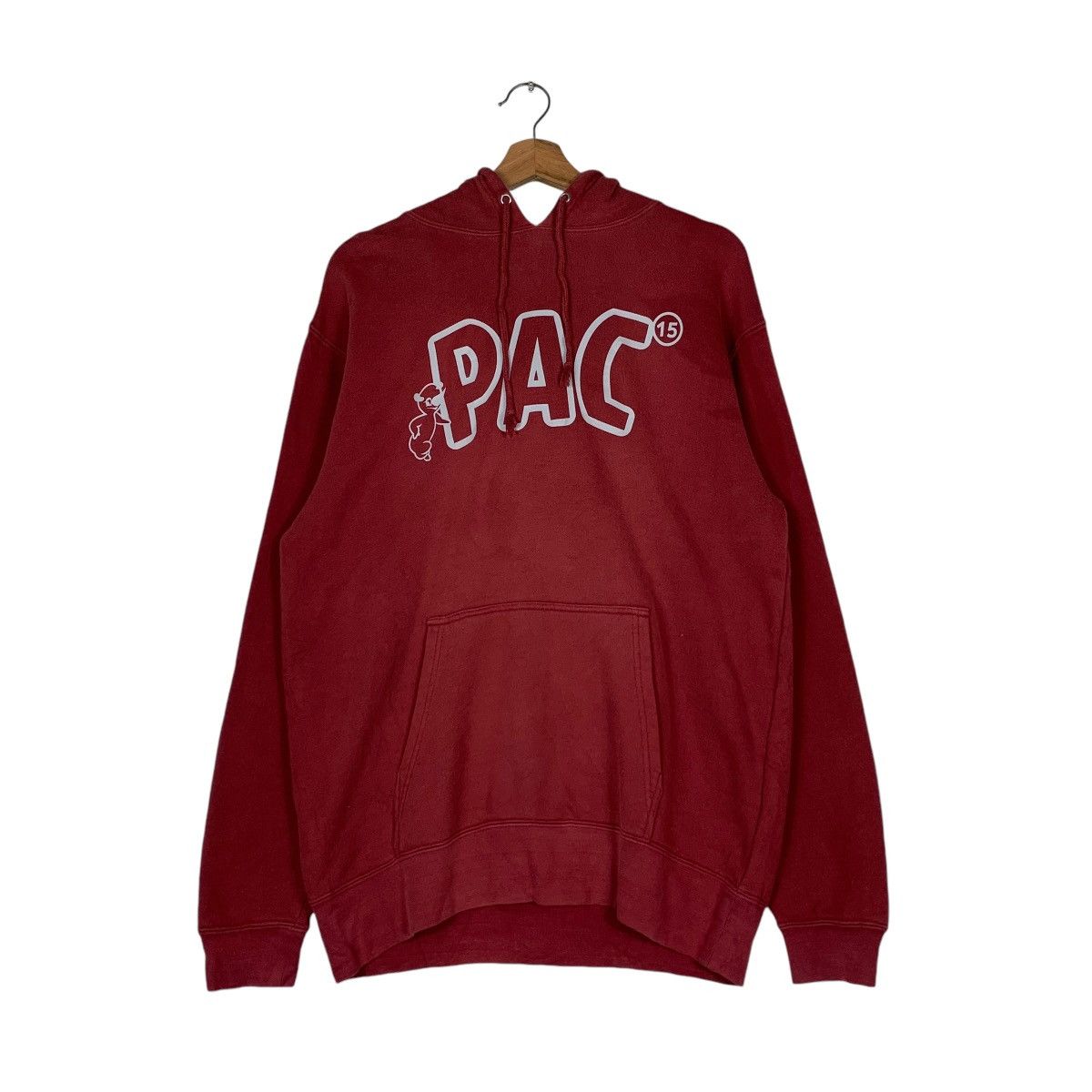 Japanese Brand PAC 15 Big Logo Print Pullover Hoodies Sweatshirt #1407-C64 Size US L / EU 52-54 / 3 - 10 Thumbnail