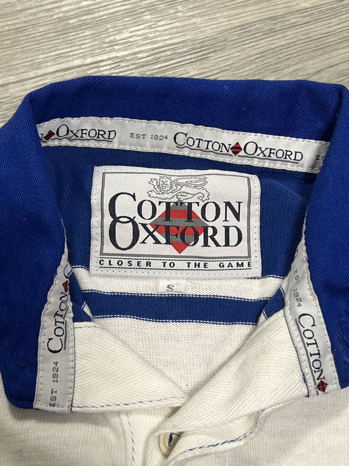 Vintage Cotton Oxford Pilkington Final Cup Rugby 1996/1997 Size S Size US S / EU 44-46 / 1 - 5 Thumbnail