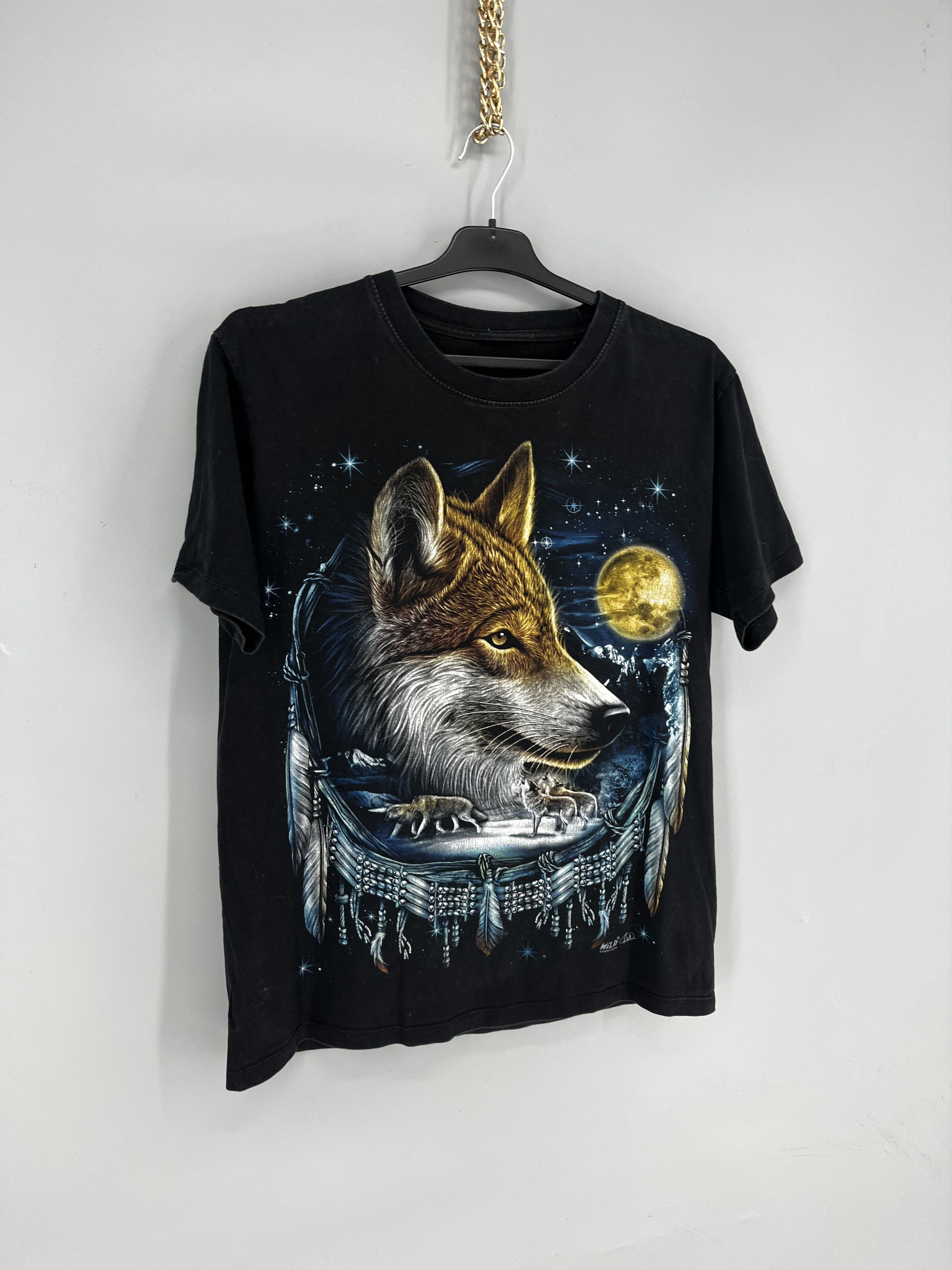 Other Double Sided Wolf Moon Tee All Over Animal Print M Size US M / EU 48-50 / 2 - 2 Thumbnail