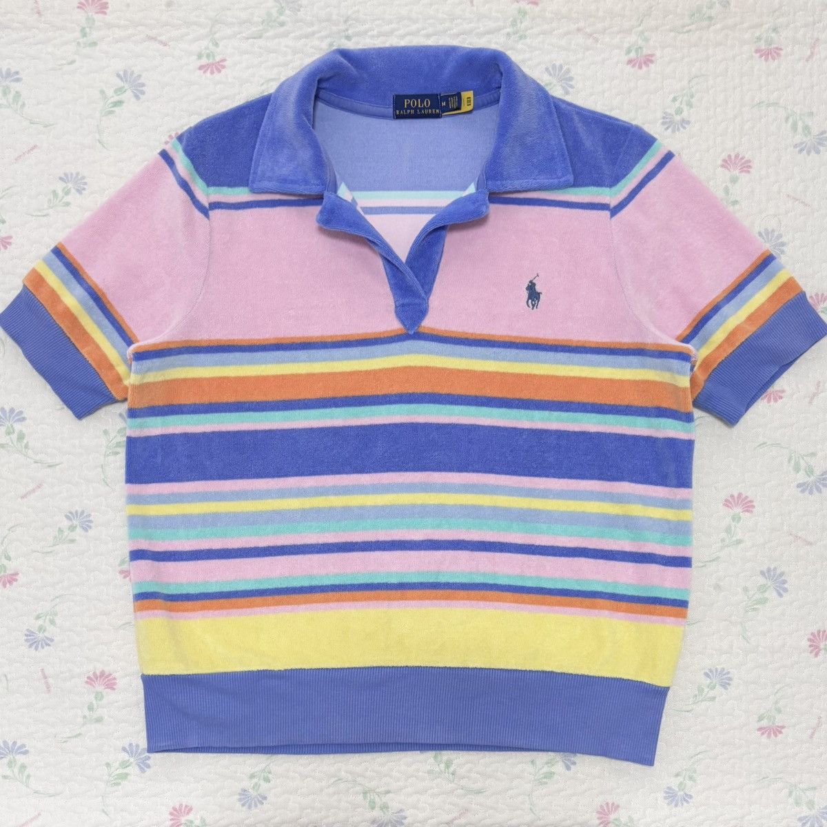 Polo Ralph Lauren Polo Ralph Lauren Multicolored Terry Polo Shirt Size M / US 6-8 / IT 42-44 - 1 Thumbnail