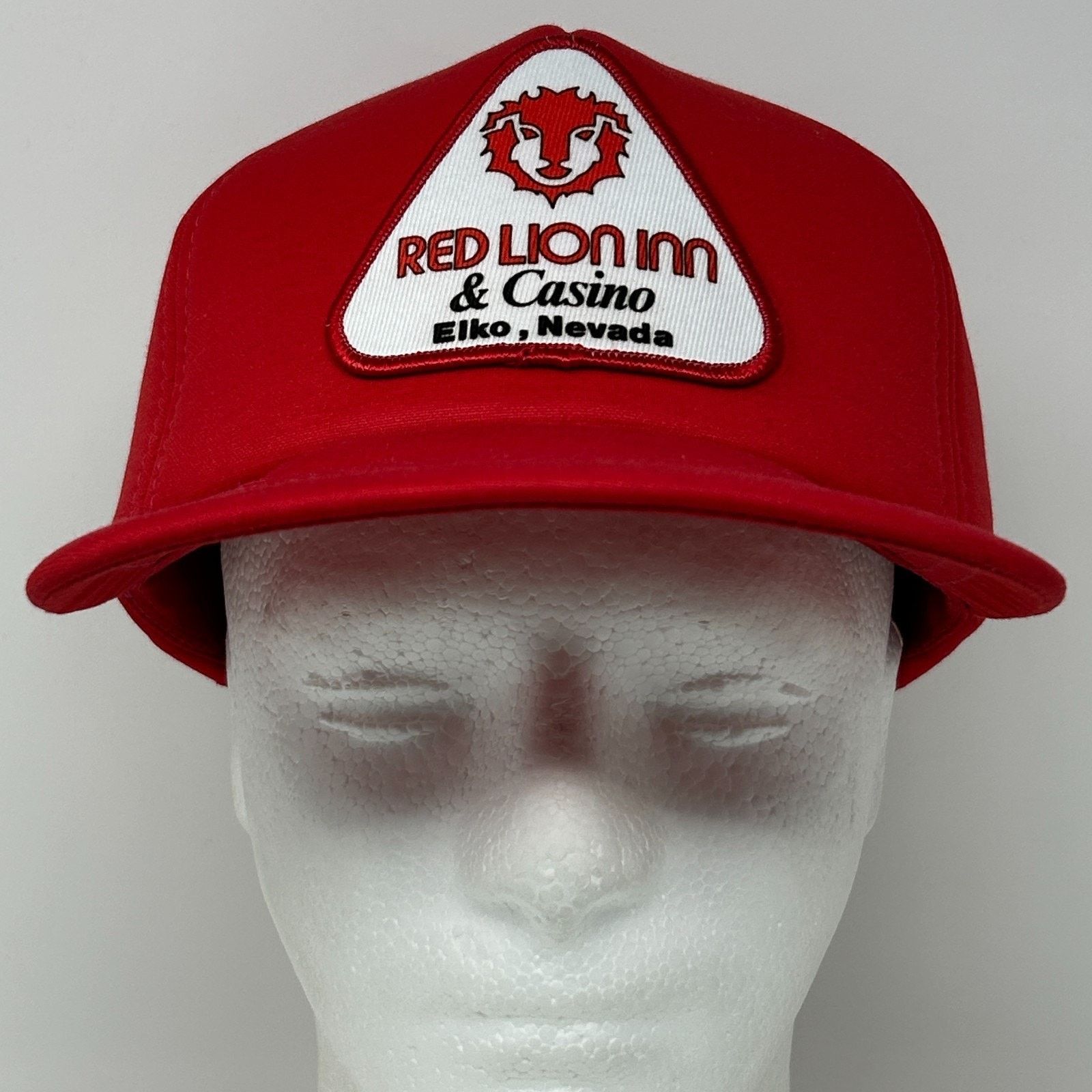 Vintage Vintage 80s Red Lion Inn Casino Elko Hat Baseball Cap Red Size ONE SIZE - 2 Thumbnail