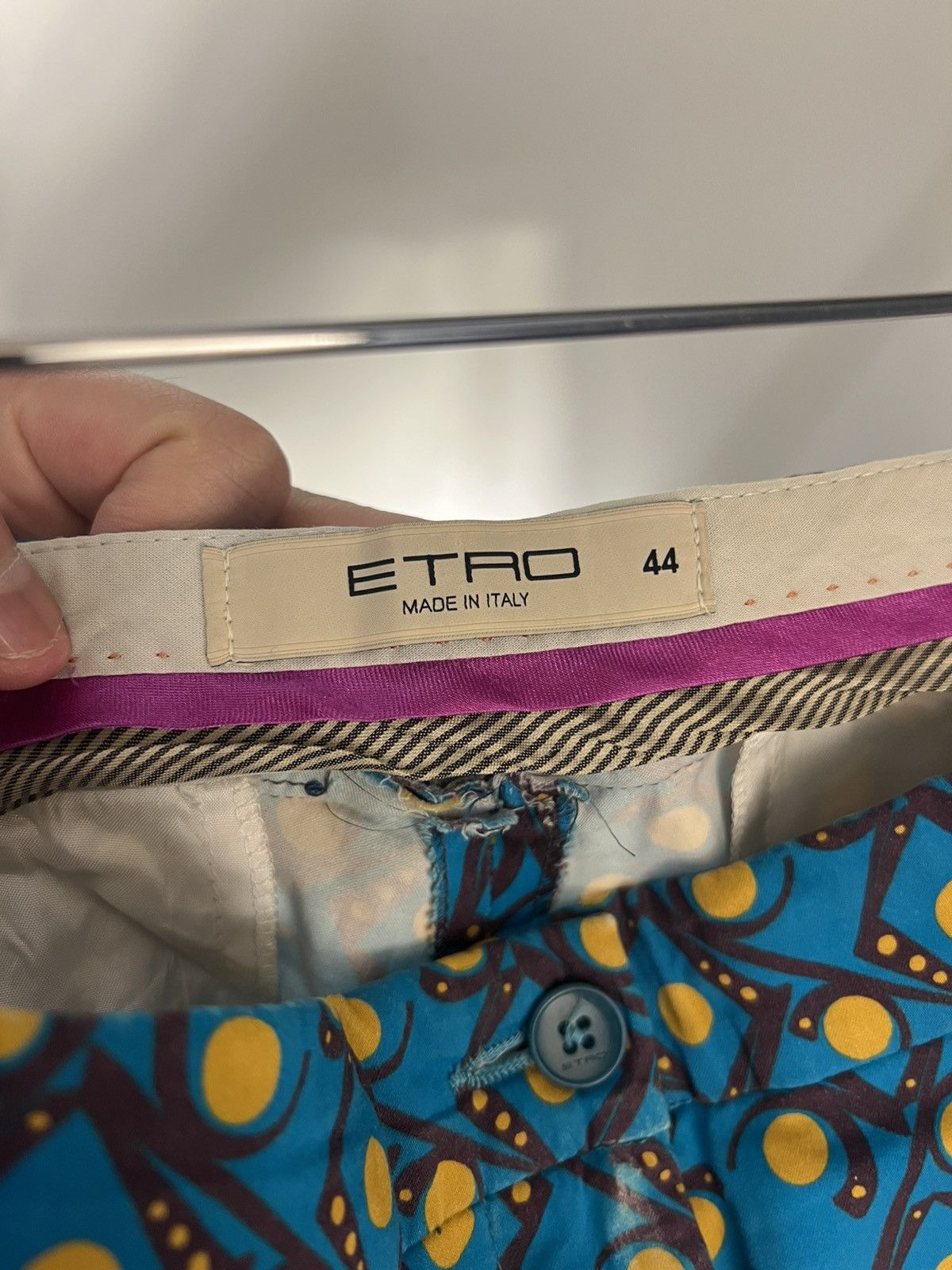 Etro × Vintage VERY RARE ETRO MILANO ITALIAN DESIGNER CLASSIC PANTS LUXURY Size 30" / US 8 / IT 44 - 7 Thumbnail