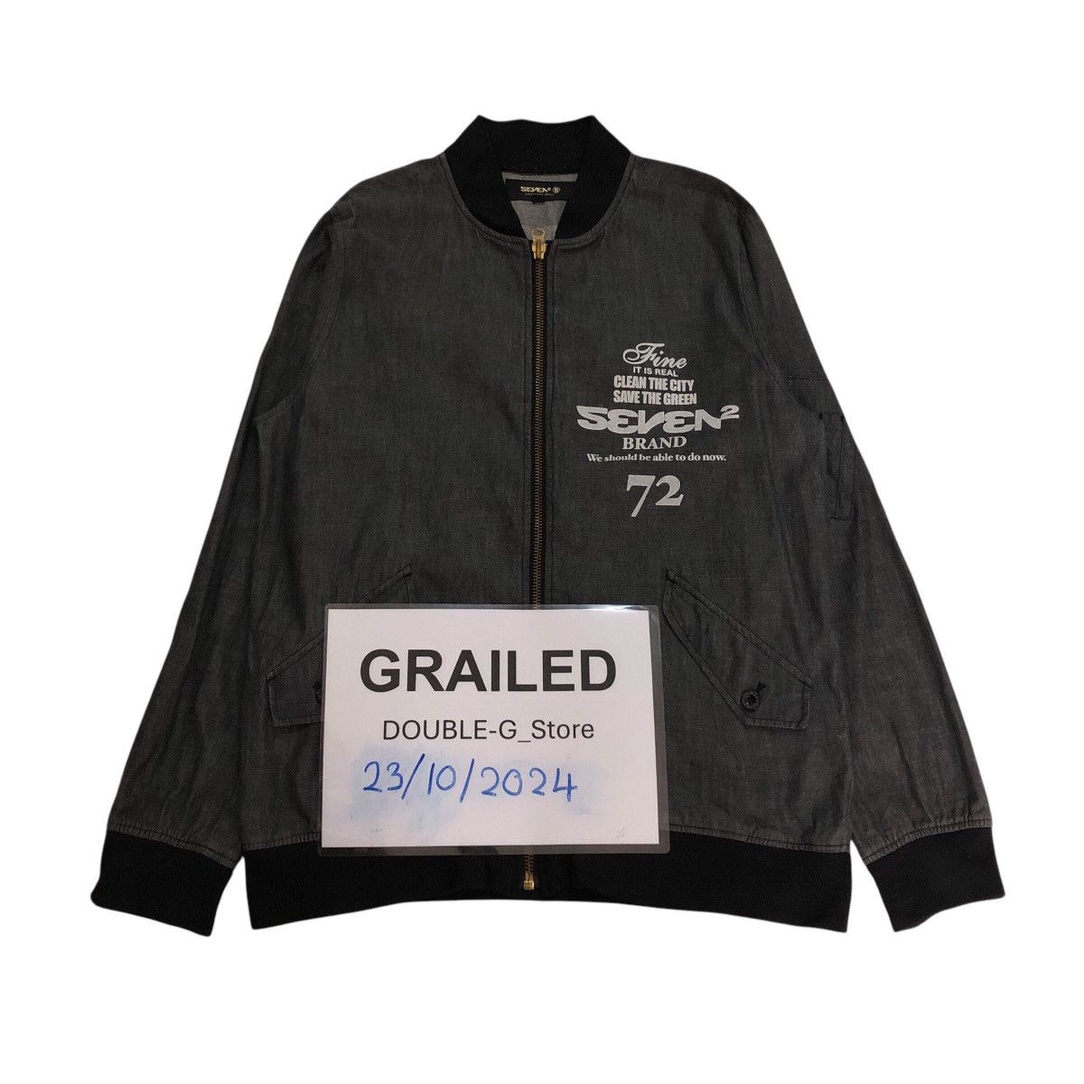 Japanese Brand 📌Vintage Bomber Jacket Seven2 Los Angeles Little Tokyo Size US XL / EU 56 / 4 - 1 Thumbnail