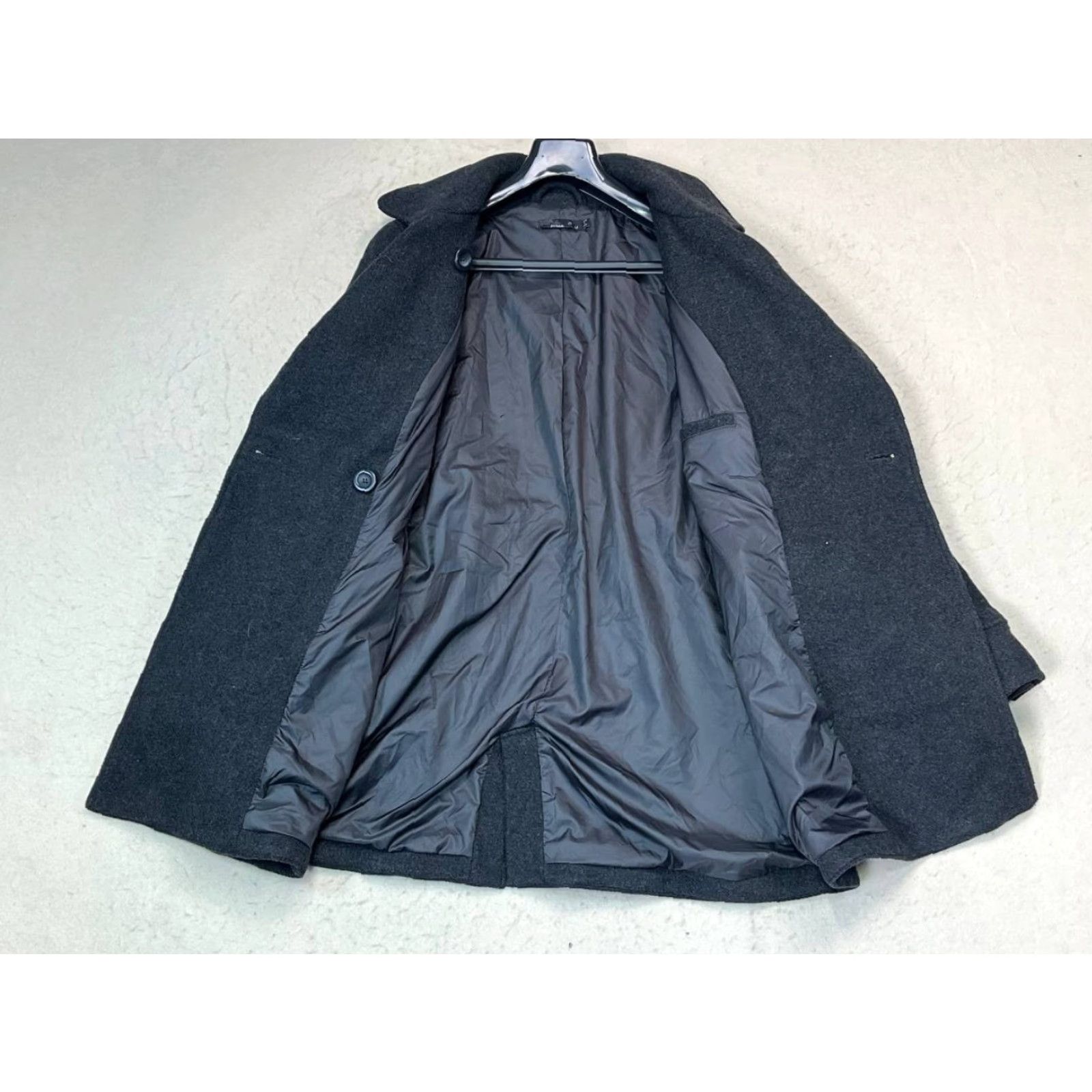 Prana PRANA Pea Coat Wool Blend Nicole Women’s Sz Medium Double-Breasted Charcoal Gray Size M / US 6-8 / IT 42-44 - 6 Thumbnail