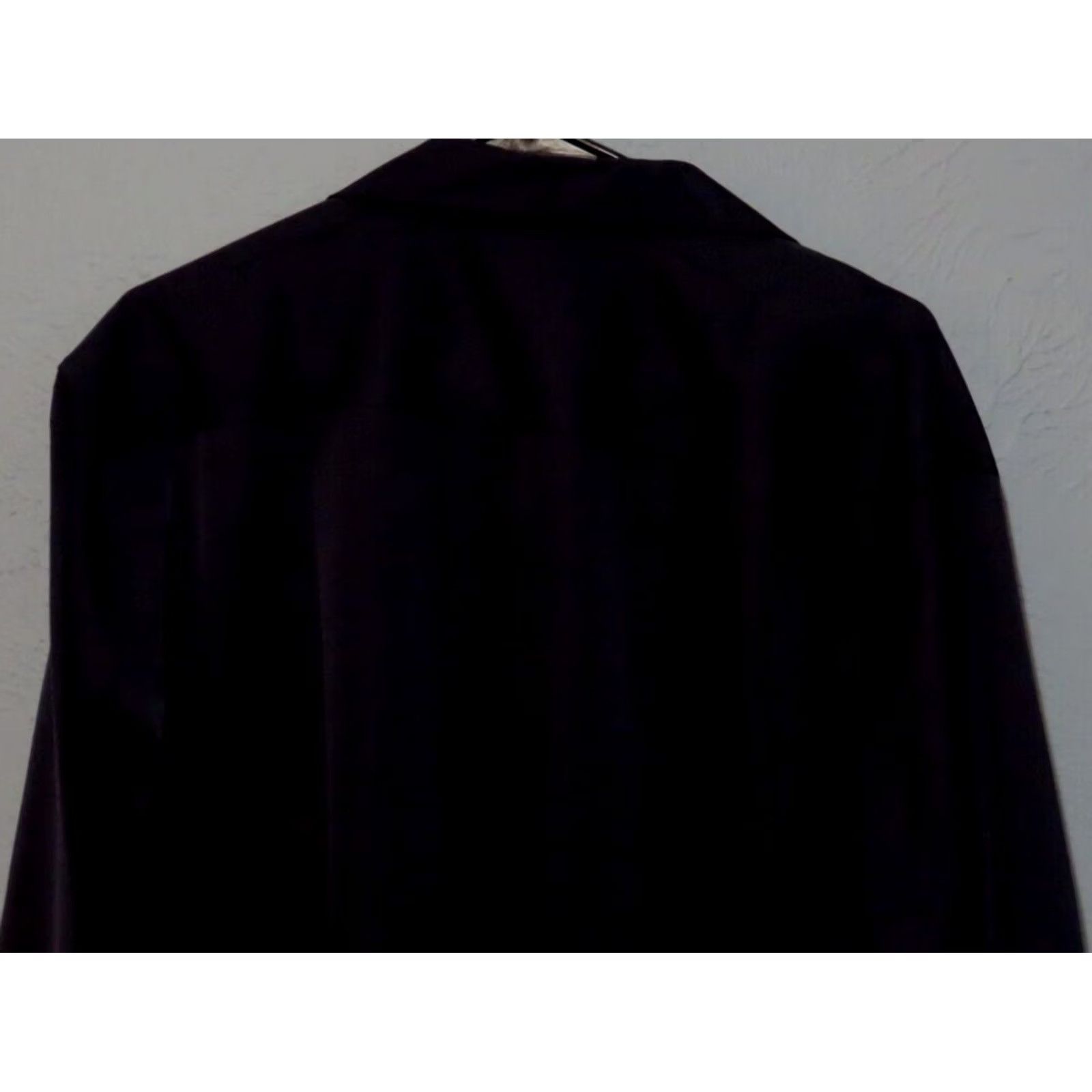 Vintage Coofandy Shirt Black Button-Up XL Men NWT Dress Casual Polyester Long Sleeve Button-Front Collared Shirt Size US XL / EU 56 / 4 - 6 Thumbnail