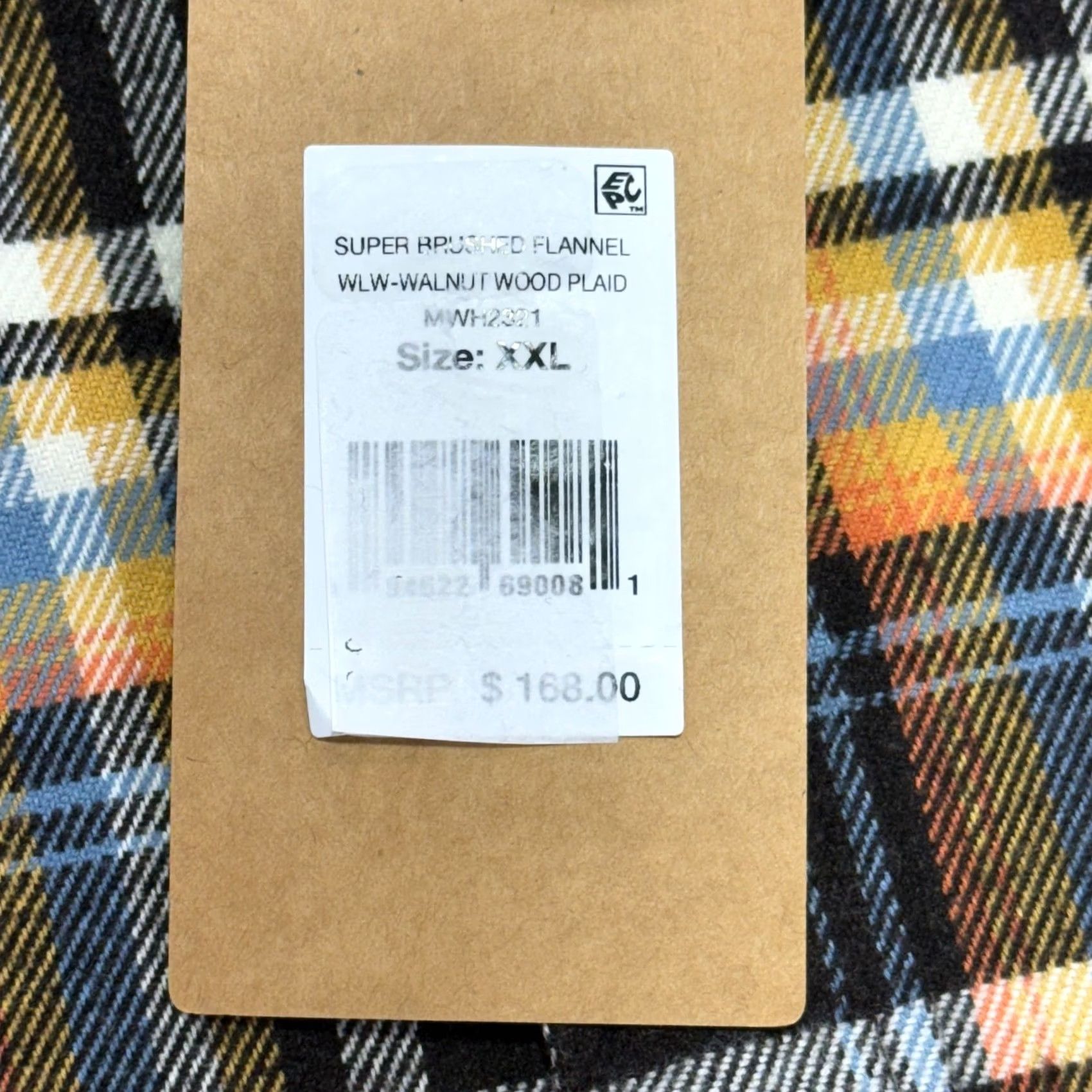 Faherty Faherty Flannel Shirt Mens 2XL Regular Button-Up Collared Plaid Cotton Organic Cotton NWT Multicolor Brushed Size US XXL / EU 58 / 5 - 5 Thumbnail