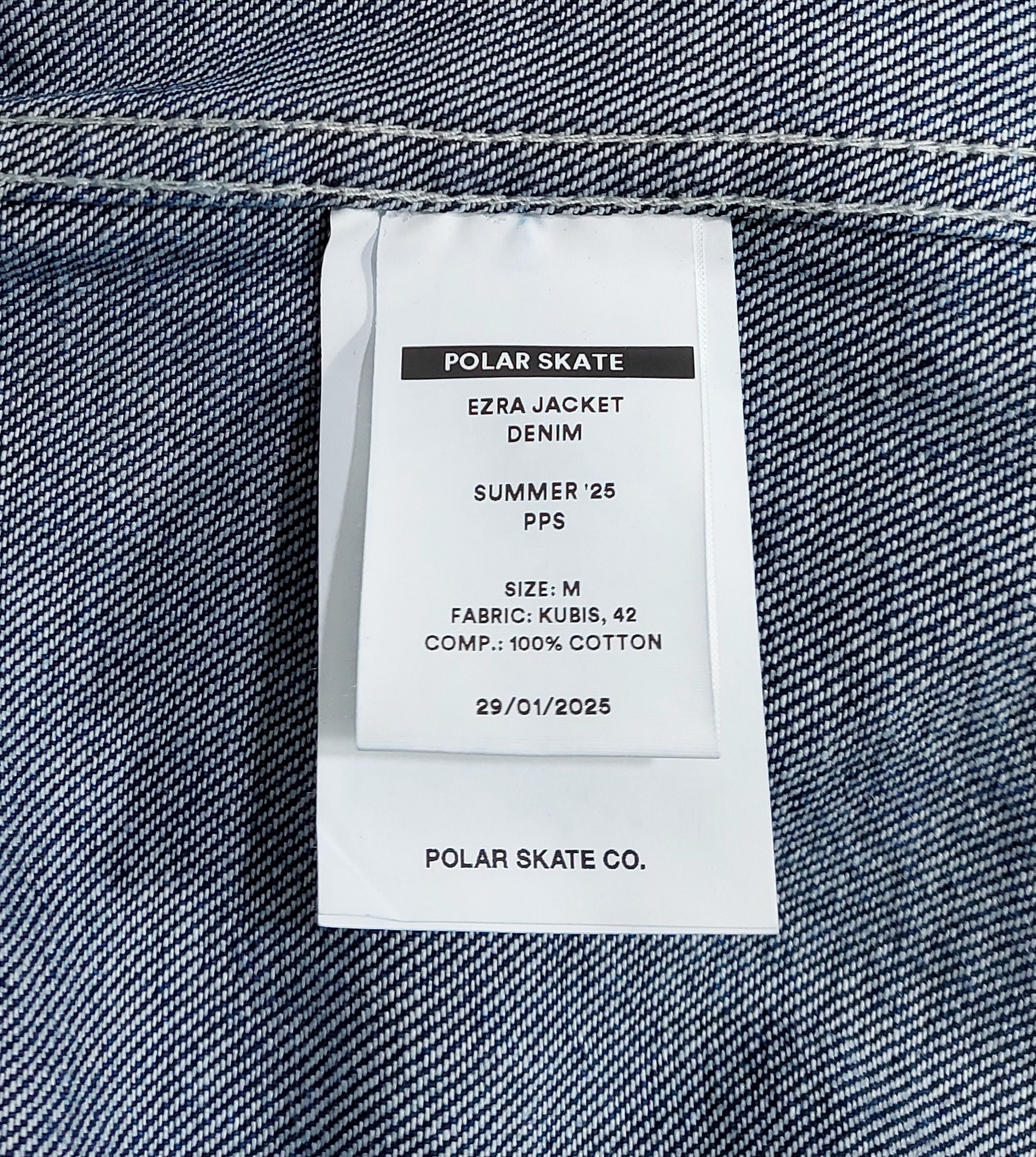 Polar Skate Co. ezra denim jacket - denim M Size US M / EU 48-50 / 2 - 4 Thumbnail