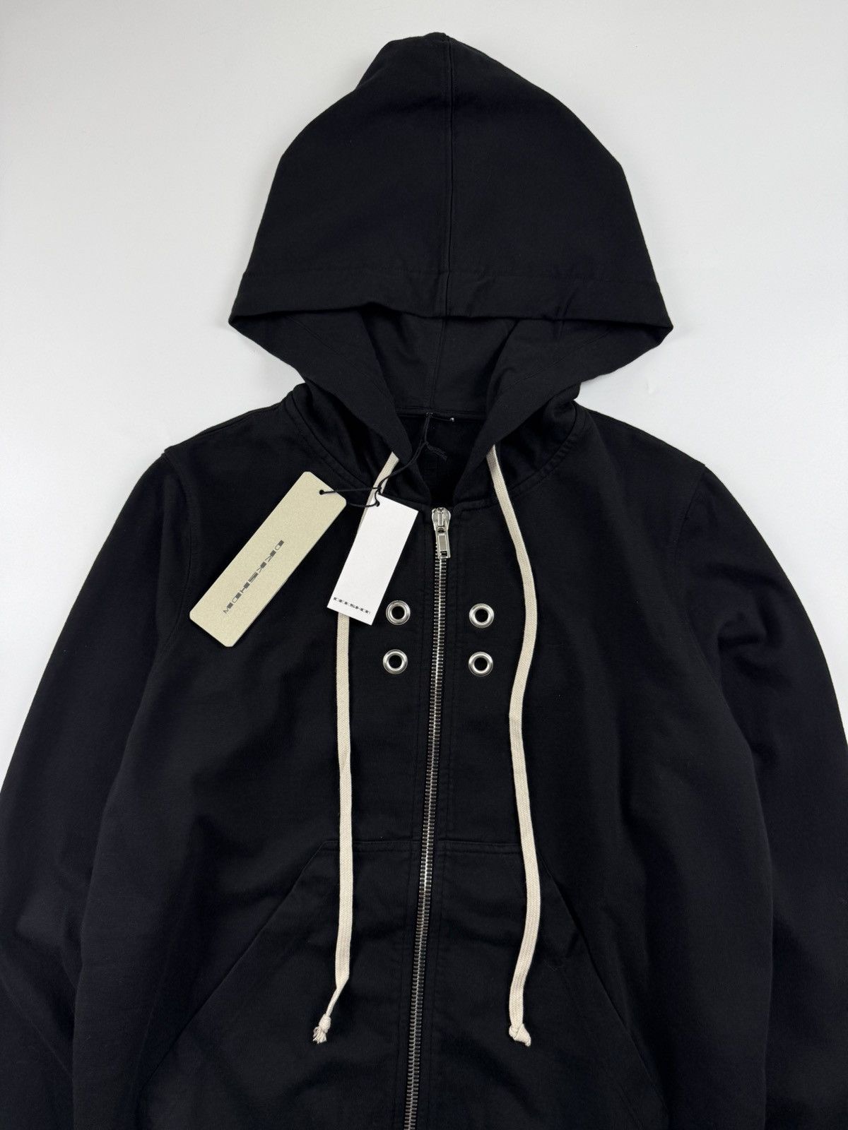 Rick Owens Rick Owens DRKSHDW Jason Eyelet Zip Hoodie Size US S / EU 44-46 / 1 - 5 Thumbnail