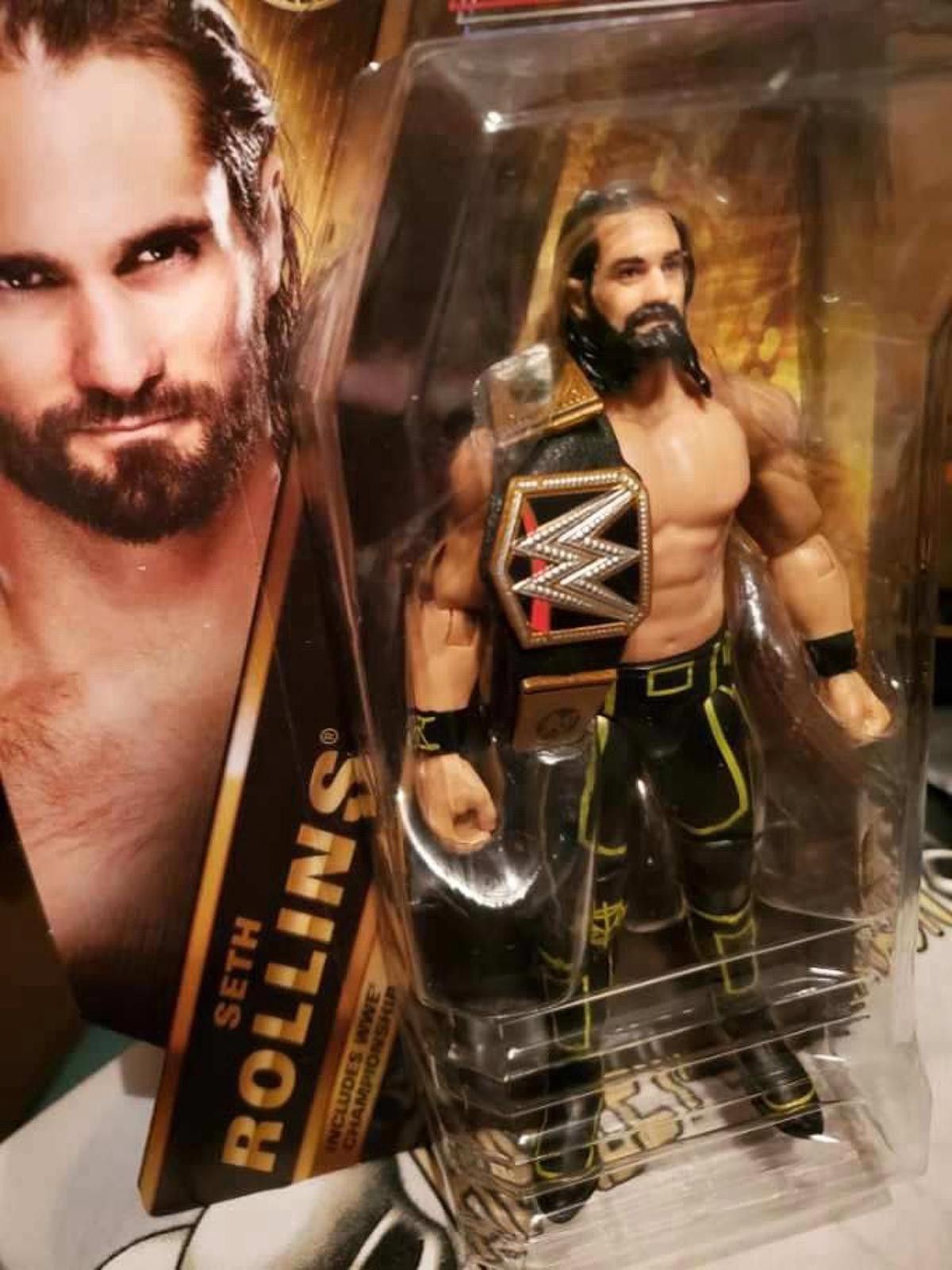 Other Mattel WWE Main Event Champions Seth Rollins Figure Size ONE SIZE - 1 Thumbnail