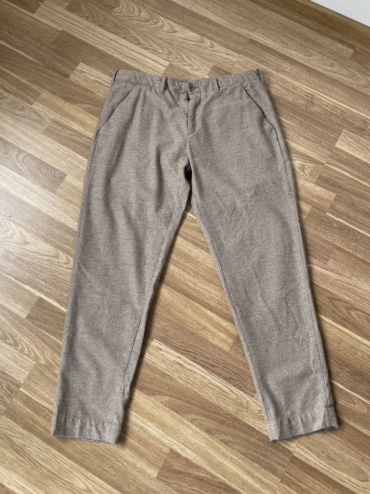 AT.P.CO AT.P.CO Men’s Cotton Beige Trousers Size IT52/XL Size US 36 / EU 52 - 1 Thumbnail