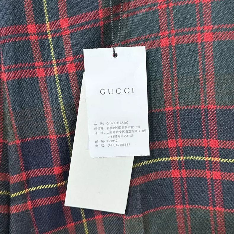 Gucci Gucci Plaid Wool Trousers-2506 Size 41" - 3 Thumbnail