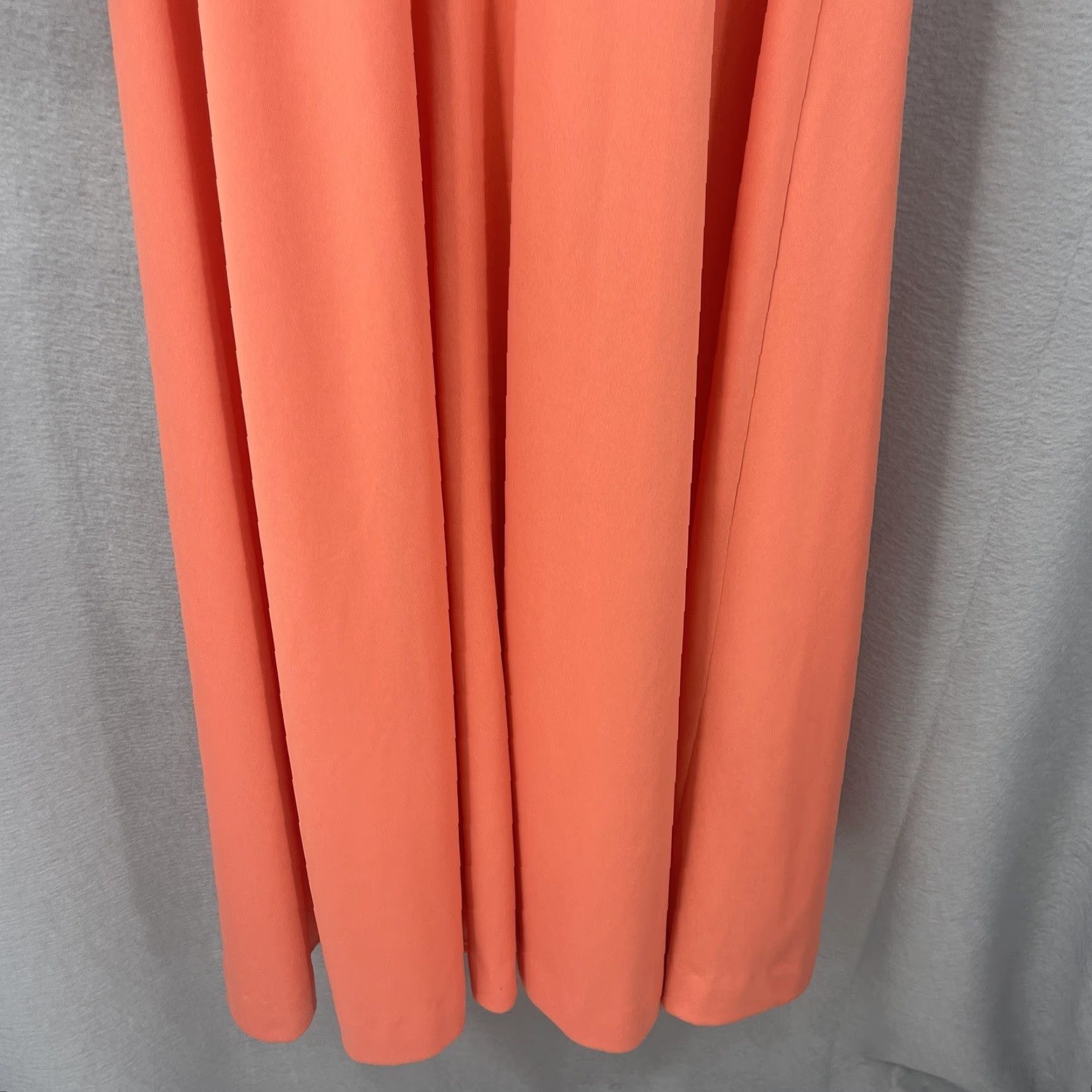 Vintage VINTAGE 70s Maxi Dress Lace Trim Orange Coquette Womens 9 Cottagecore READ Size M / US 6-8 / IT 42-44 - 2 Thumbnail
