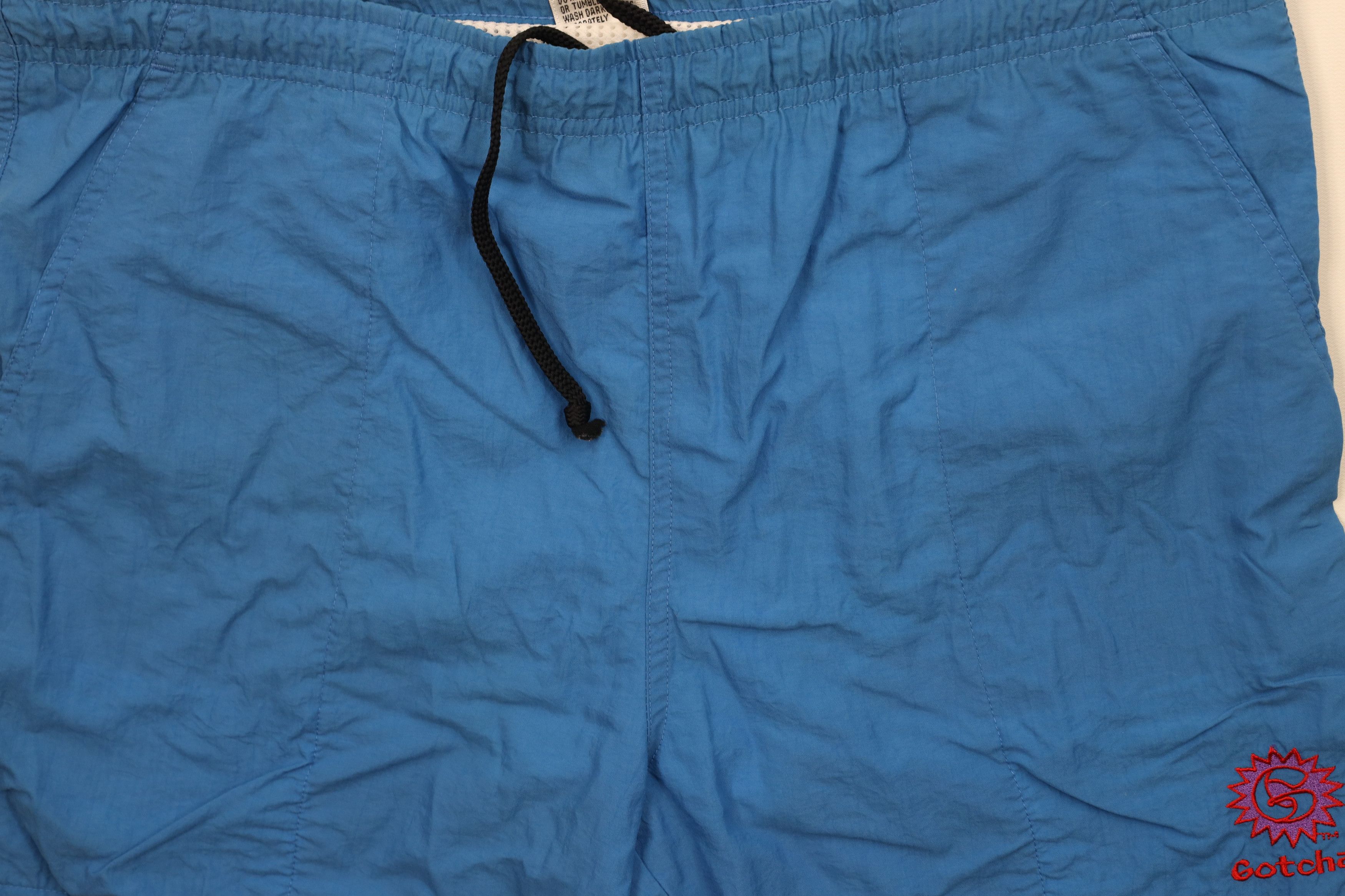 Gotcha Vintage 80s 90s Gotcha Surfing Lined Shorts Swim Trunks Blue Size US 36 / EU 52 - 3 Thumbnail