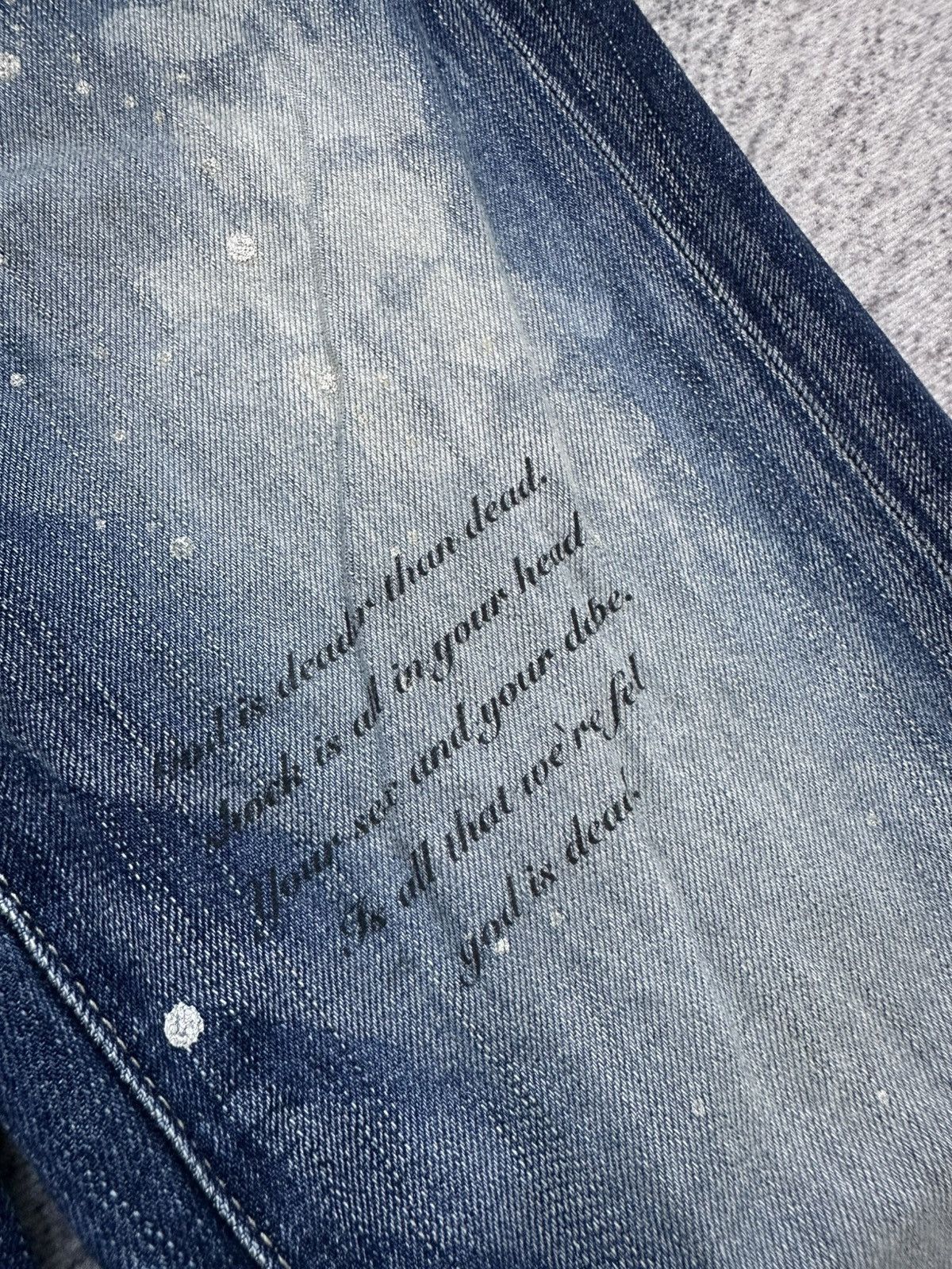 If Six Was Nine × Japanese Brand × Vanquish Vanquish Punk Inspired Flare Jeans Size 32" / US 10 / IT 46 - 6 Thumbnail