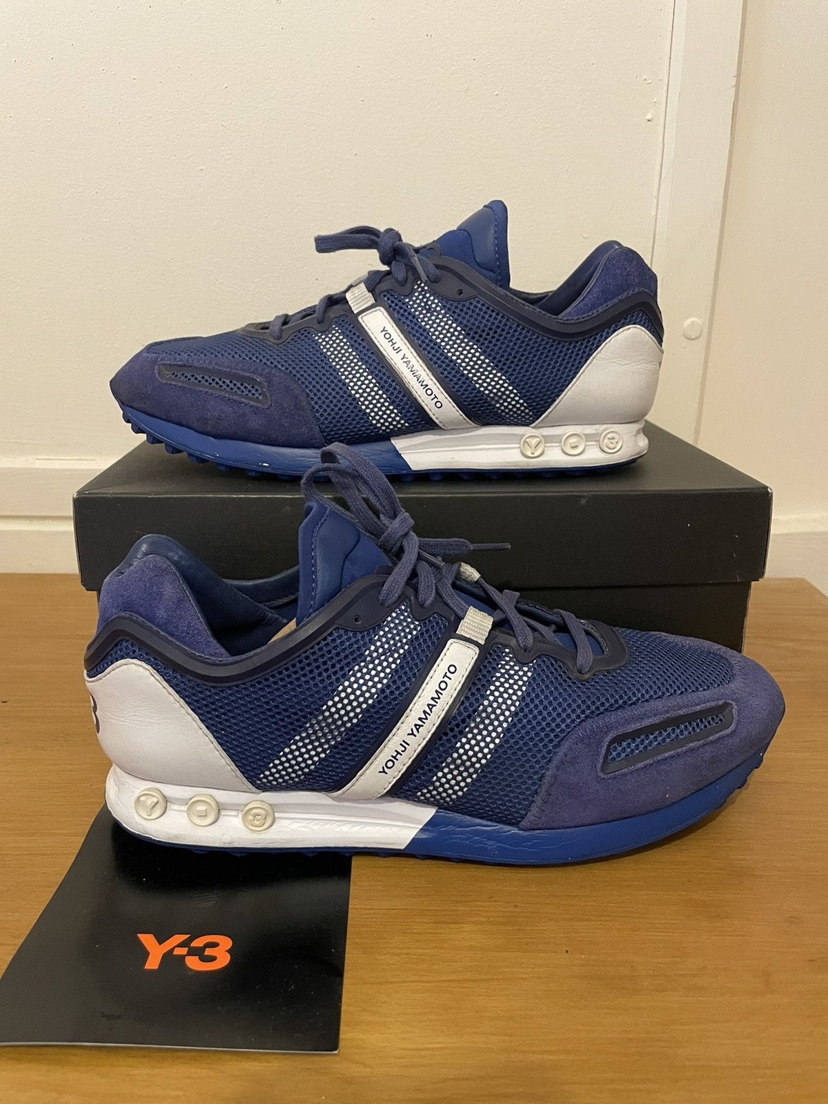 Adidas × Y-3 × Yohji Yamamoto Adidas Y-3 Yohji Yamamoto Tokio Trainers Blue Size US 8.5 / EU 41-42 - 1 Thumbnail