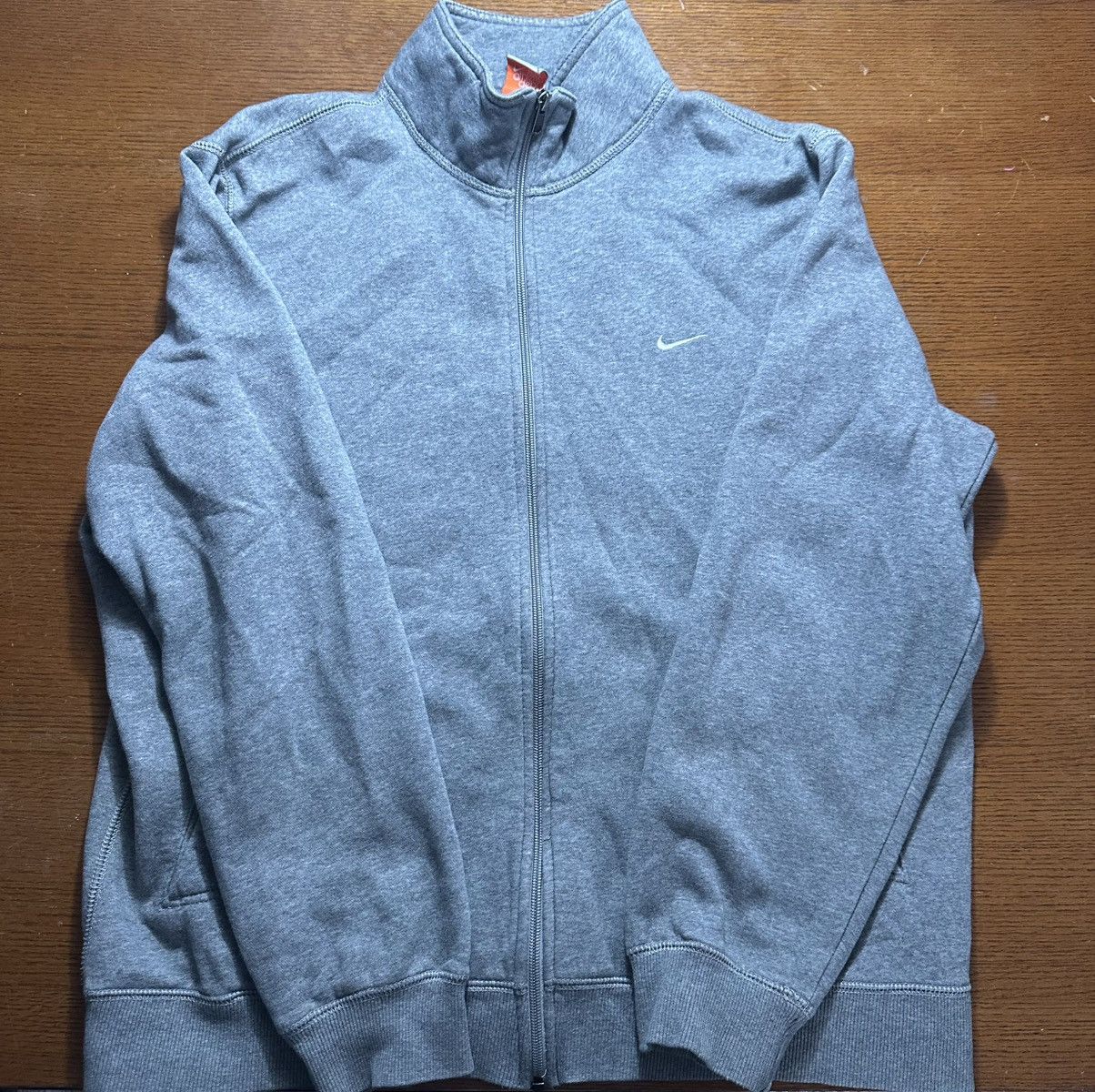 Nike Grey Nike Full Zip Size US XL / EU 56 / 4 - 1 Thumbnail