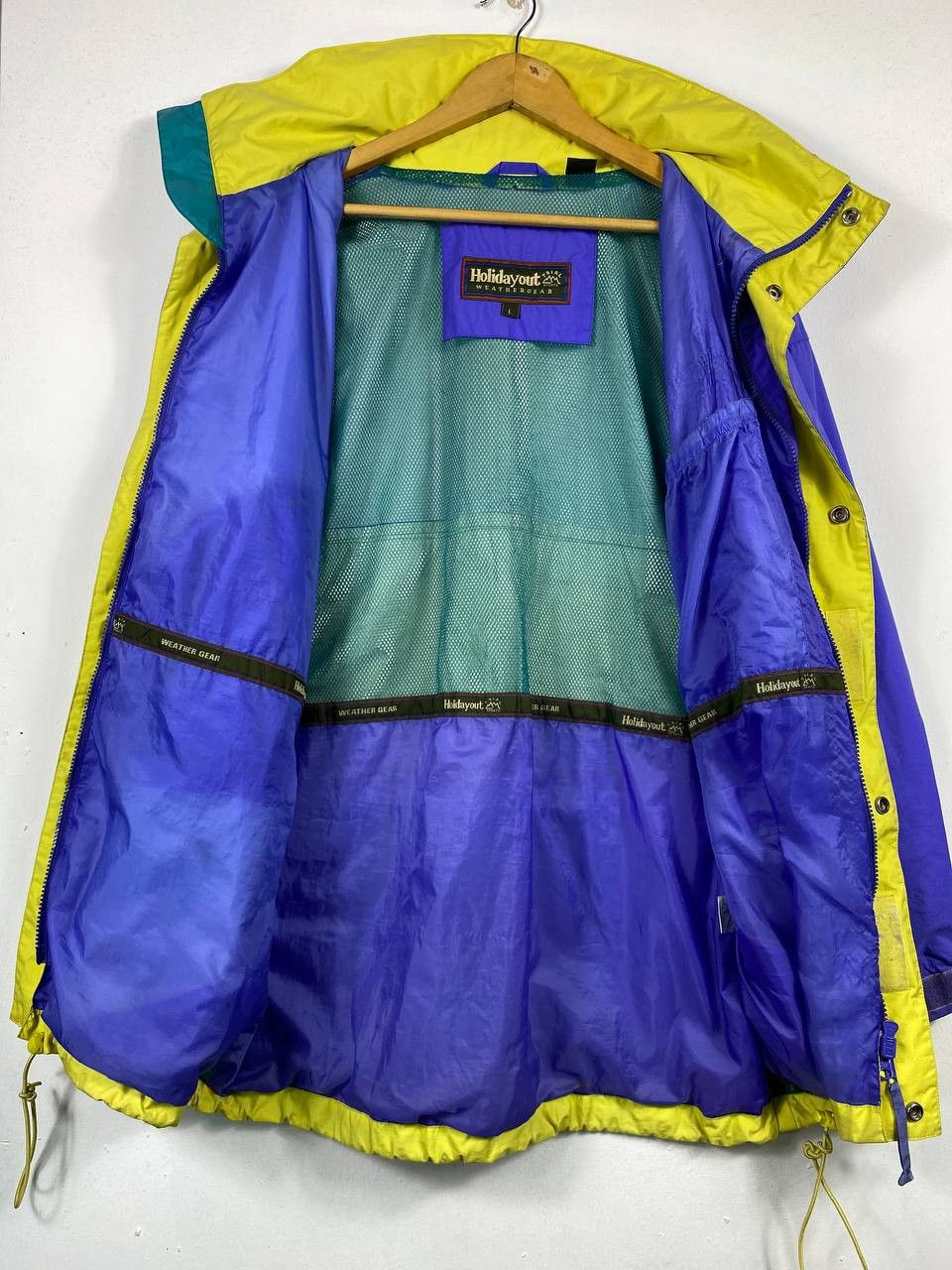 Japanese Brand vintage holiday out wheater gear waterproof jacket Size US L / EU 52-54 / 3 - 8 Thumbnail