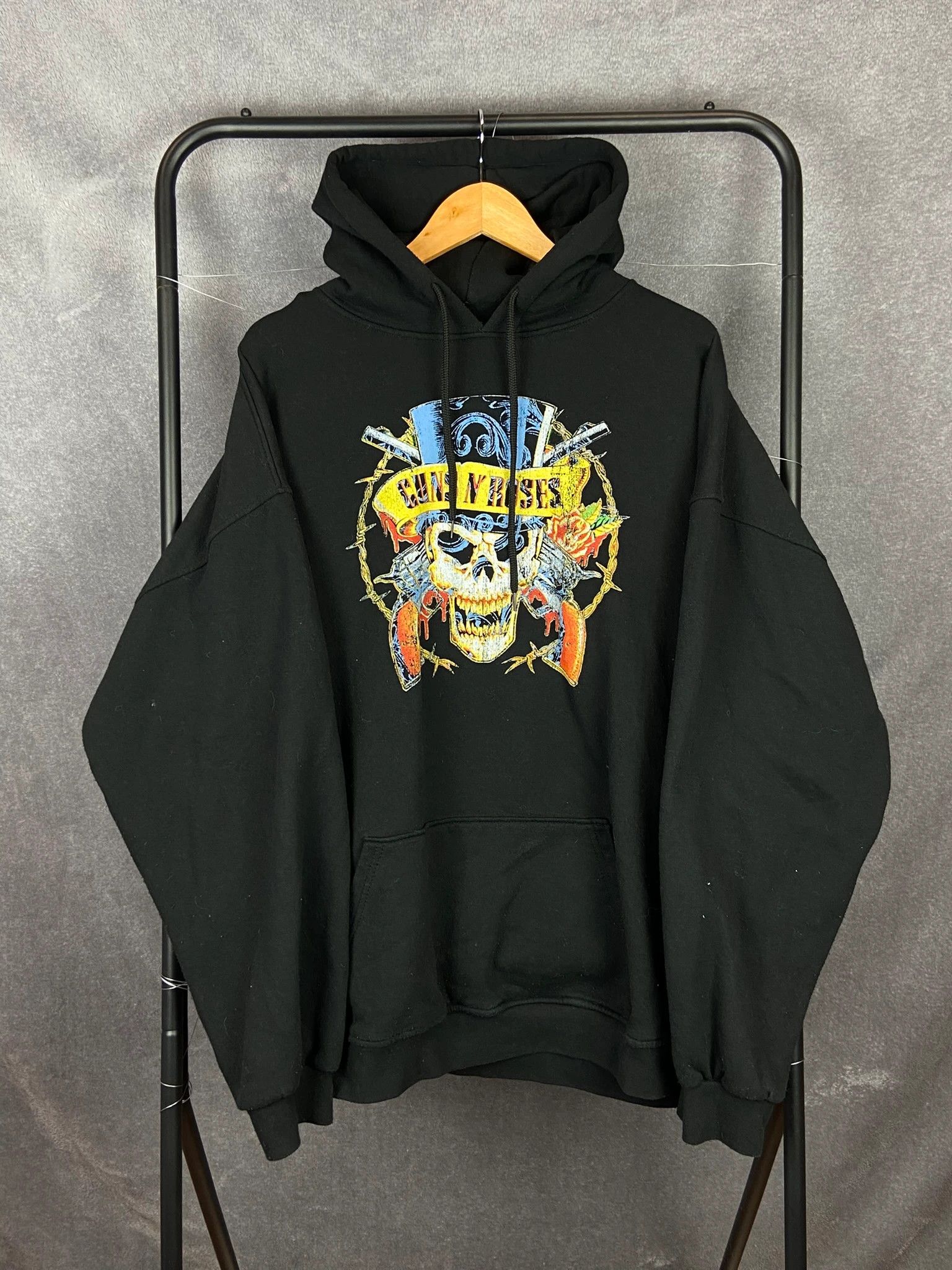 Guns N' Roses Hoodie Guns N' Roses skull graphic black band merch XL Size US XL / EU 56 / 4 - 1 Thumbnail