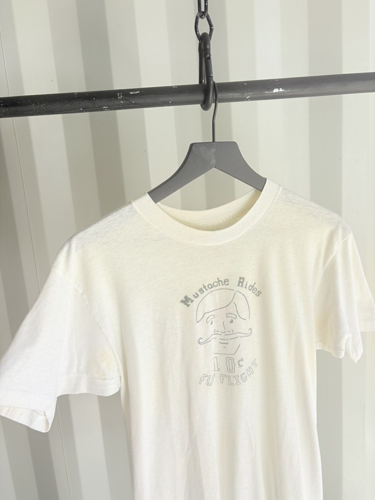 Vintage Thrashed Mustache Distressed Faded ERD Grunge Paper thin Size US M / EU 48-50 / 2 - 2 Thumbnail