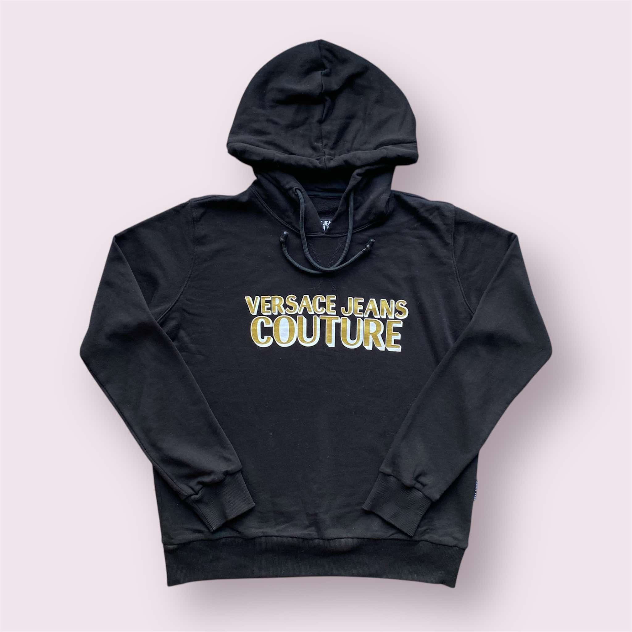 Versace Jeans Couture Versace Jeans Couture Gold Logo Hoodie Black Size US M / EU 48-50 / 2 - 1 Thumbnail